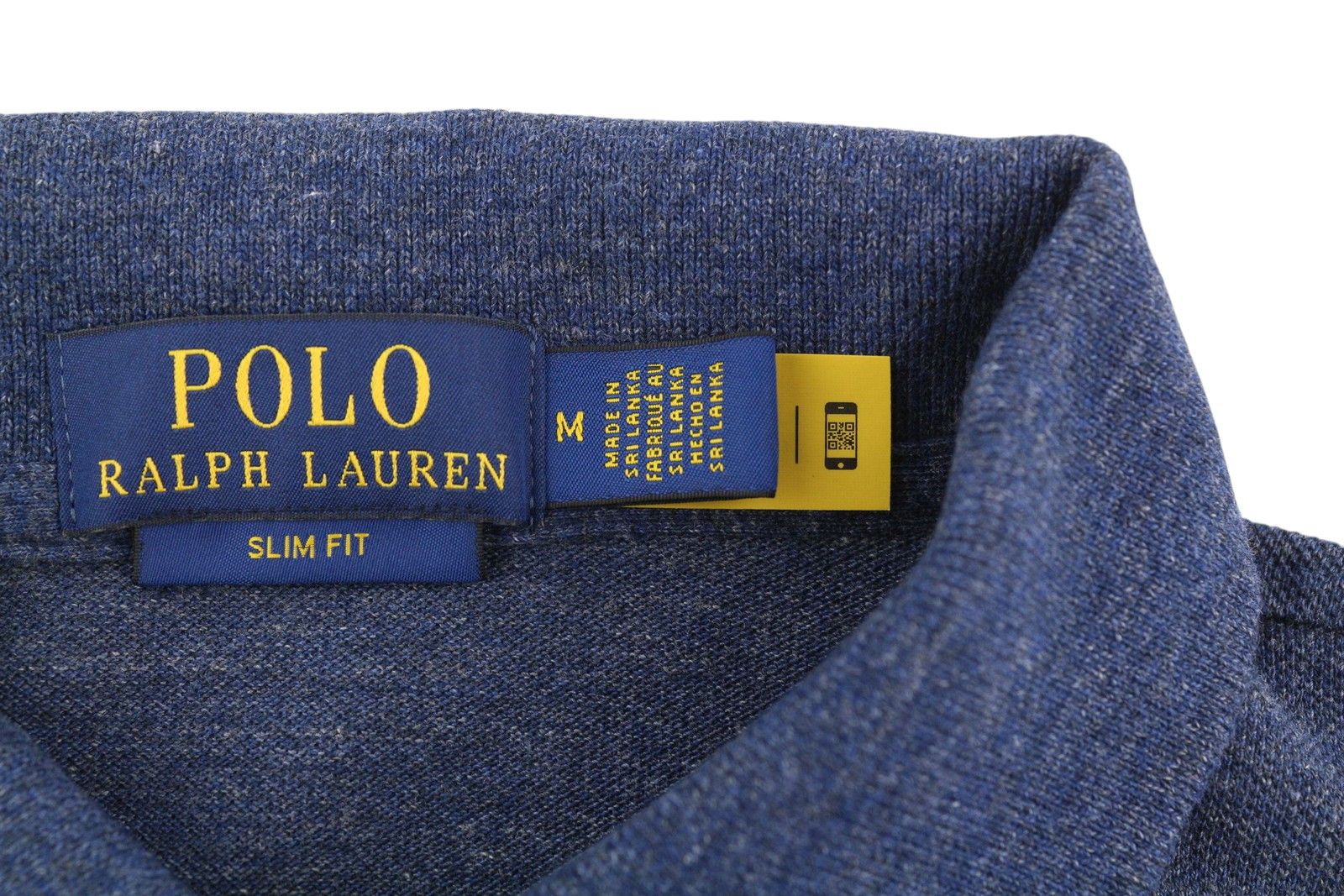 Polo Ralph Lauren SLIM FIT M Blue Short Sleeve Polo Neck T-Shirt 84540 Size US M / EU 48-50 / 2 - 5 Thumbnail