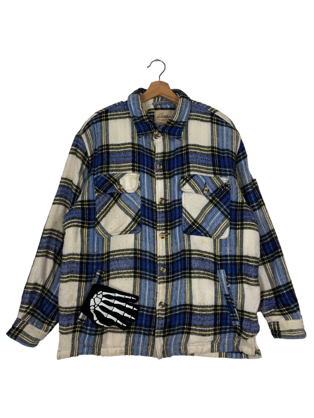Flannel 🔥Tartan Design Check Flannel Jacket Japan Made Size US L / EU 52-54 / 3 - 1 Thumbnail