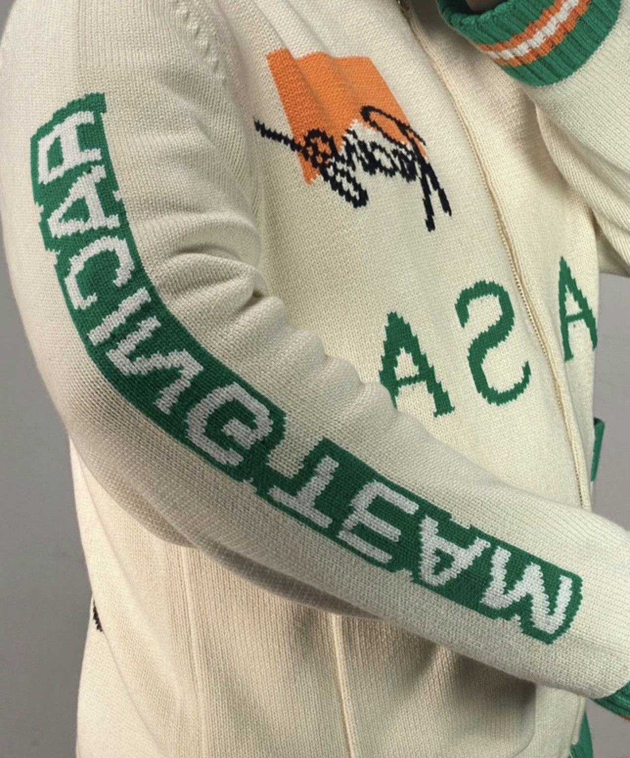 Casablanca Casablanca Racing Team Cardigan Retro Bunny Knit Size US L / EU 52-54 / 3 - 20 Thumbnail