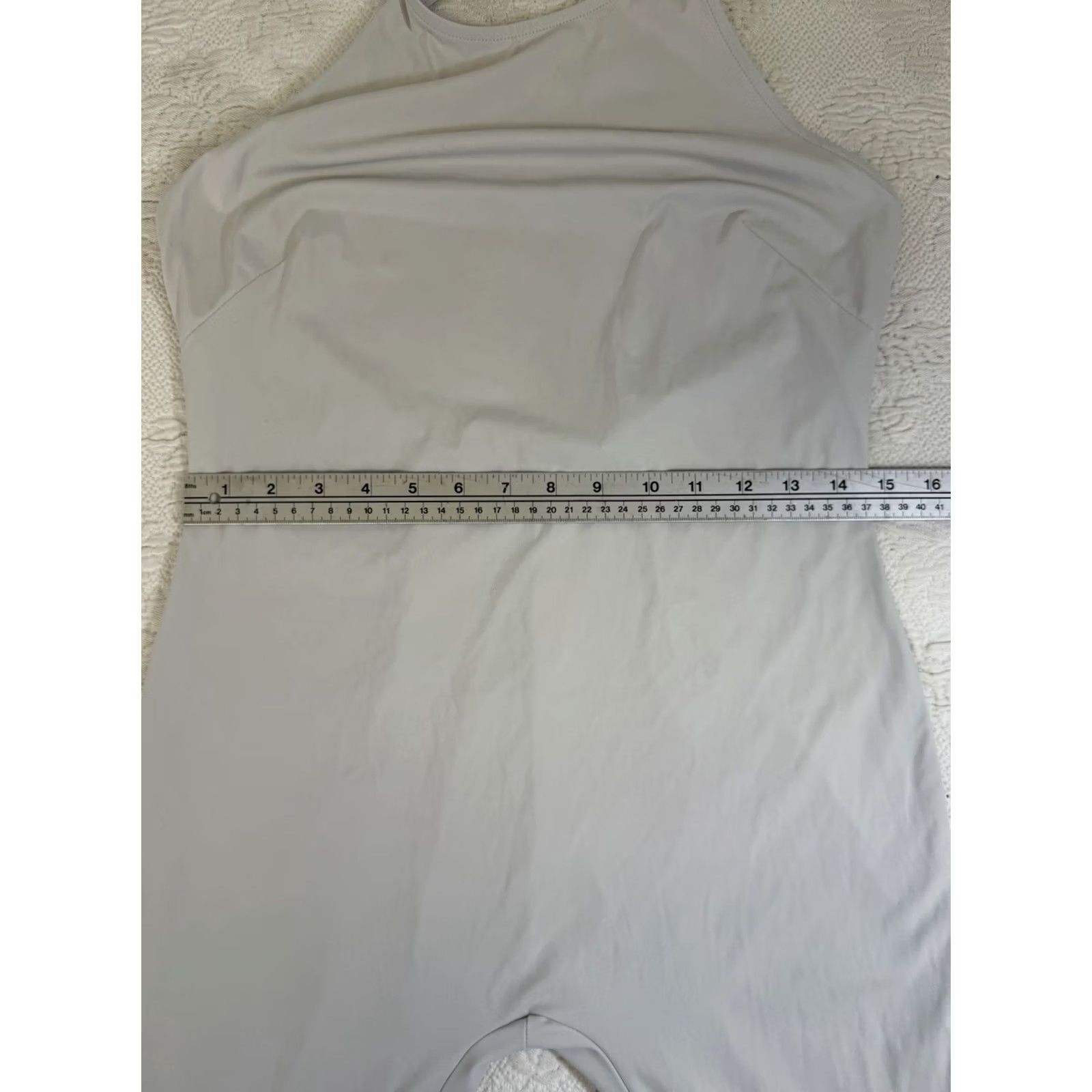 Vintage KHY By Kylie Jenner Capri Catsuit Large Gray Jumpsuit Halter Neck Lt NWT Size 36" / US 14 / IT 50 - 3 Thumbnail