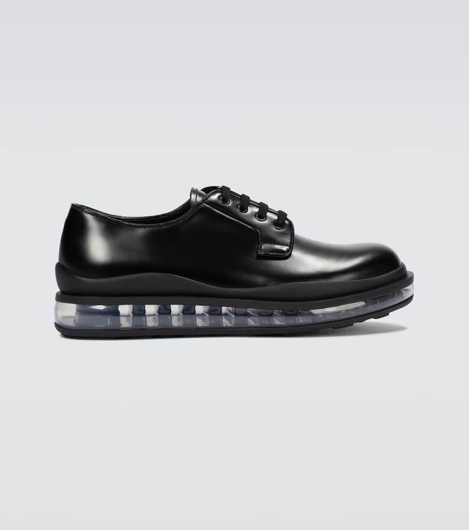 Prada Prada Levitate Brushed Leather Derby Shoes Size US 8 / EU 41 - 8 Thumbnail