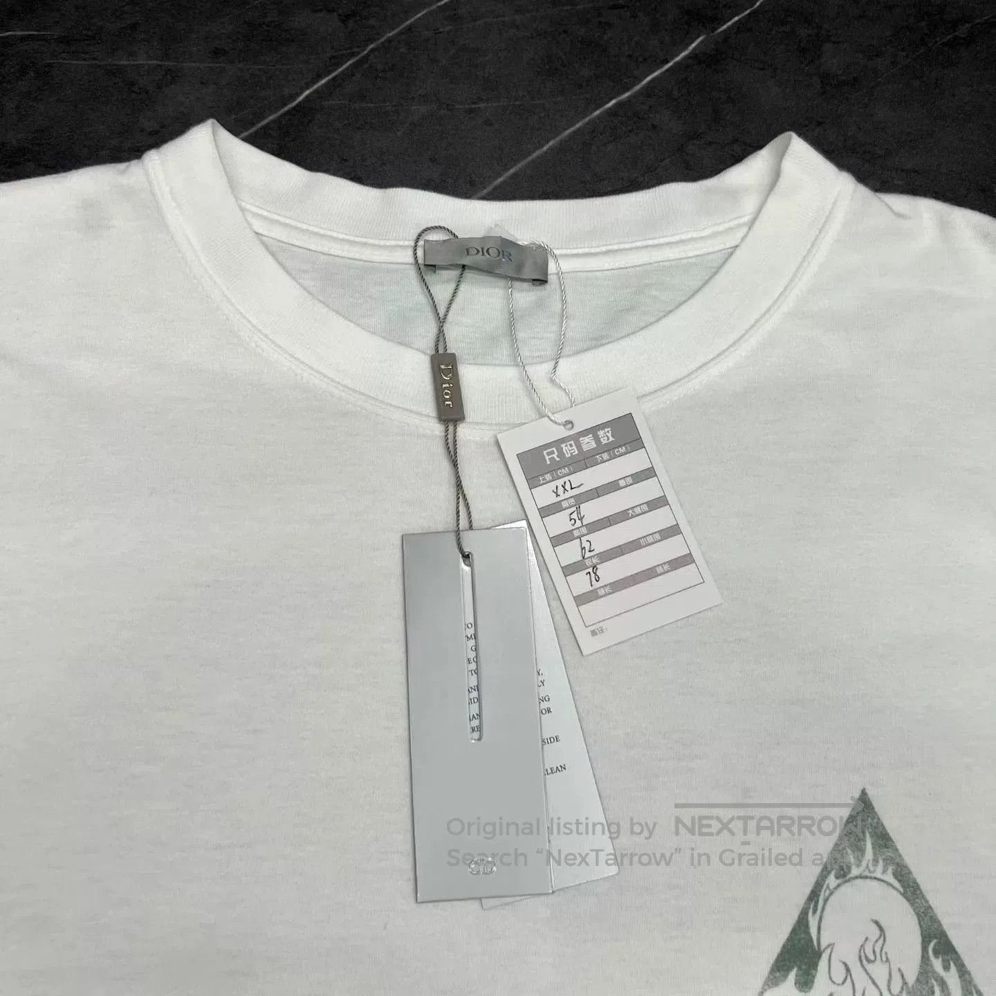 Dior DIOR Space Distressed Print Short Sleeve. Size US XXL / EU 58 / 5 - 6 Thumbnail