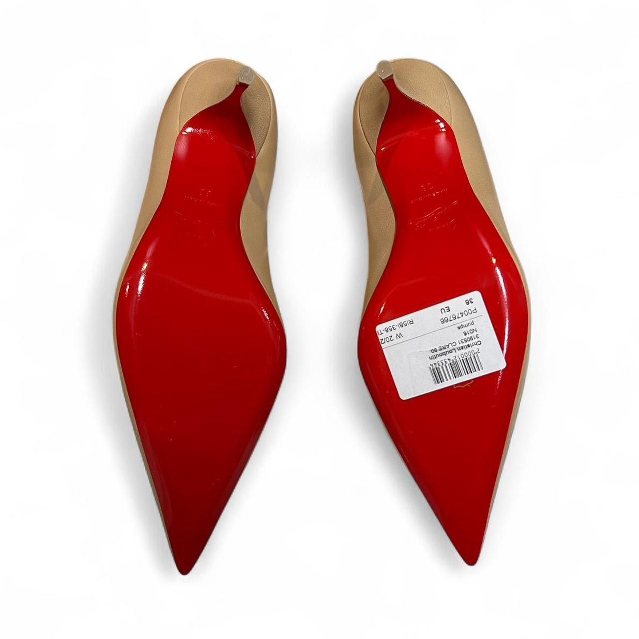 Christian Louboutin Christian Louboutin Beige Heels Size US 8 / IT 38 - 3 Thumbnail