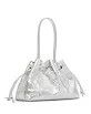 Mansur Gavriel os11x0326 Size: OS / Metallic Suede Drawstring Pouchette Bag Size ONE SIZE - 3 Thumbnail