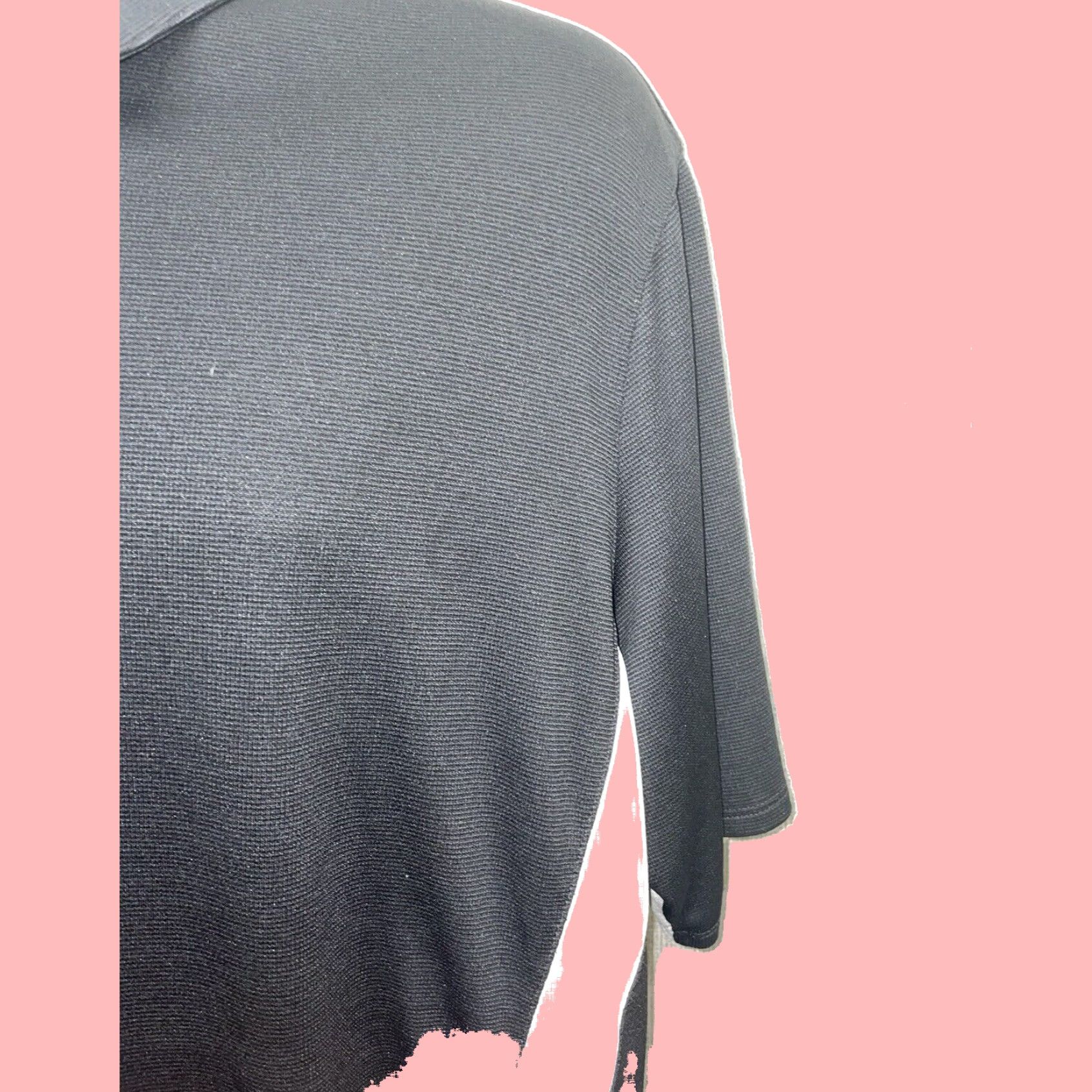 Nike Nike Dri-Fit Pullover Mens XL Black/White Half Zip Size US XL / EU 56 / 4 - 3 Thumbnail