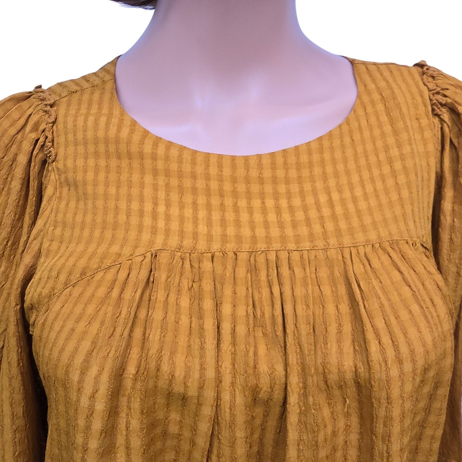 Other Roller Rabbit Top Blouse XS Oversized 3/4 Bell Sleeve Size XS / US 0-2 / IT 36-38 - 3 Thumbnail