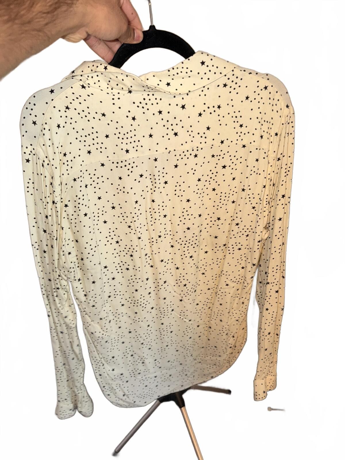 The Kooples The Kooples Star Print Long Sleeve Shirt - Medium Size M / US 6-8 / IT 42-44 - 3 Thumbnail