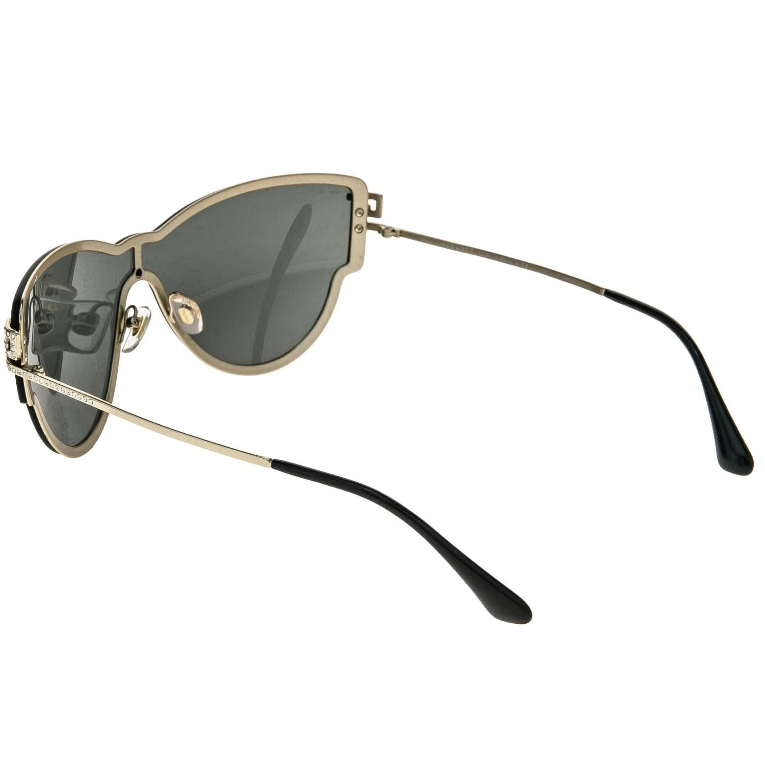 Versace VERSACE VE2172B 2172 GRECA Mask Gold Metal Silver Sunglasses Size ONE SIZE - 8 Thumbnail