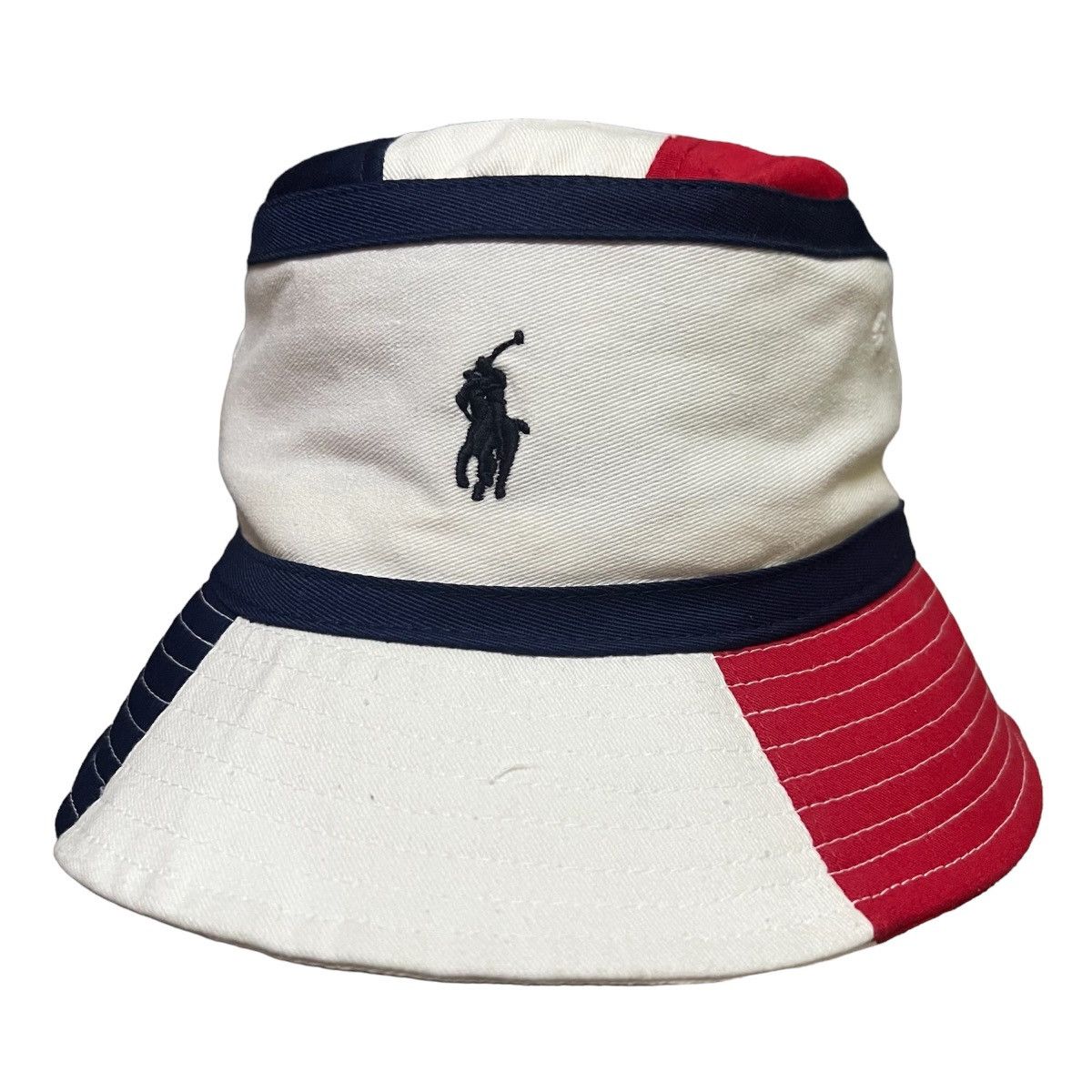 Polo Ralph Lauren Polo Ralph Lauren Big Logo Colour Block Bucket Hat Size ONE SIZE - 2 Thumbnail