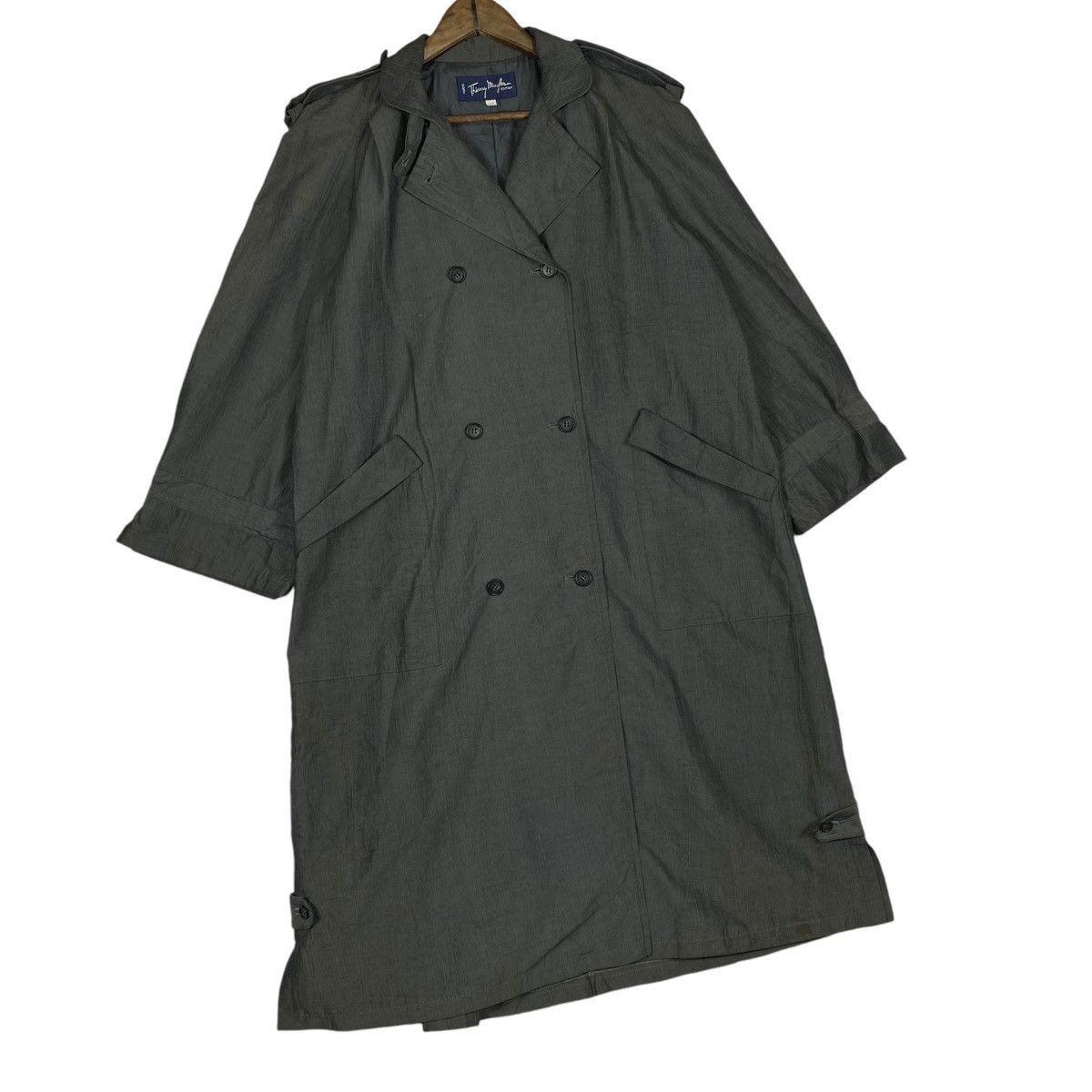 Thierry Mugler Vintage Thierry Mugler Balloon Sleeve Trench Coat Size M / US 6-8 / IT 42-44 - 10 Thumbnail