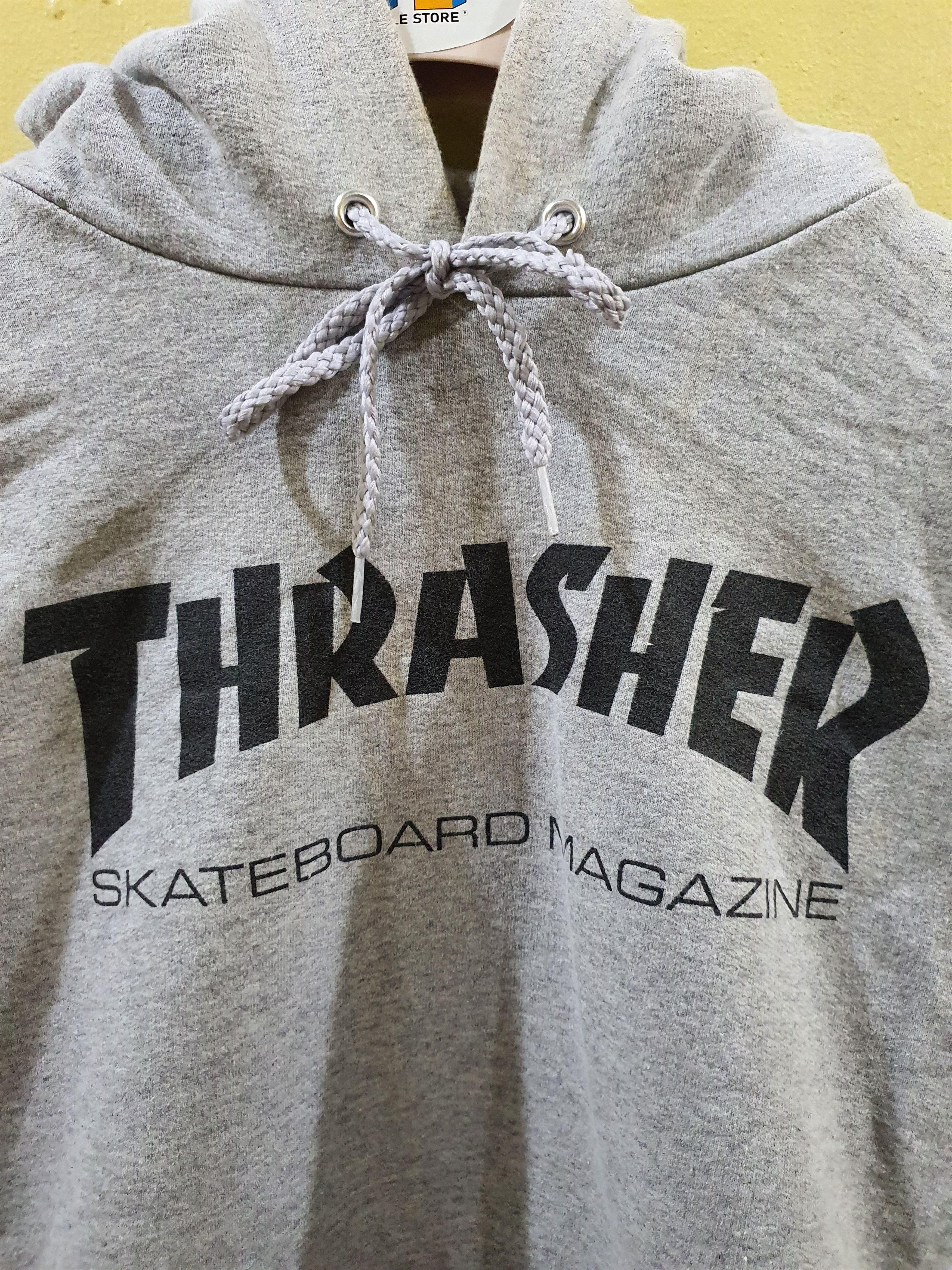 Thrasher Thrasher grey hoodie "Thrasher Skateboard Magazine" logo Size US L / EU 52-54 / 3 - 3 Thumbnail