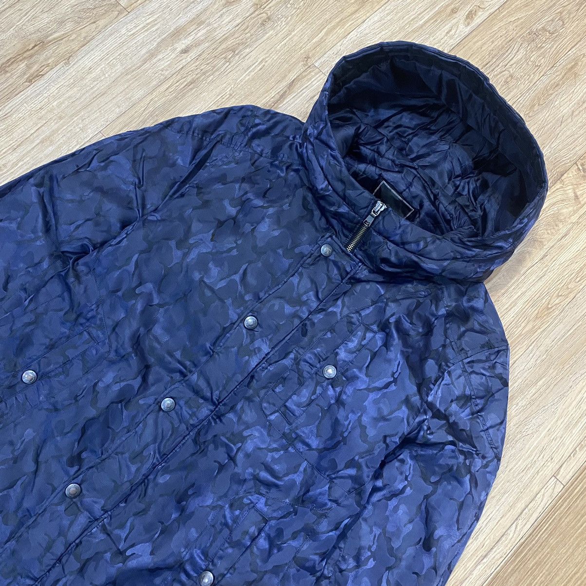 Issey Miyake 2000s Tete Homme By Issey Miyake Camo Parka Jacket Size US M / EU 48-50 / 2 - 2 Thumbnail