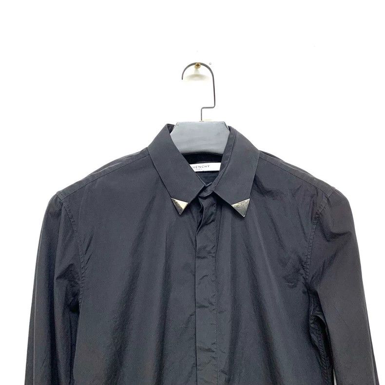 Givenchy Givenchy Size 38Black Collar Design Shirt 2506-Nextarrow Size US XL / EU 56 / 4 - 3 Thumbnail