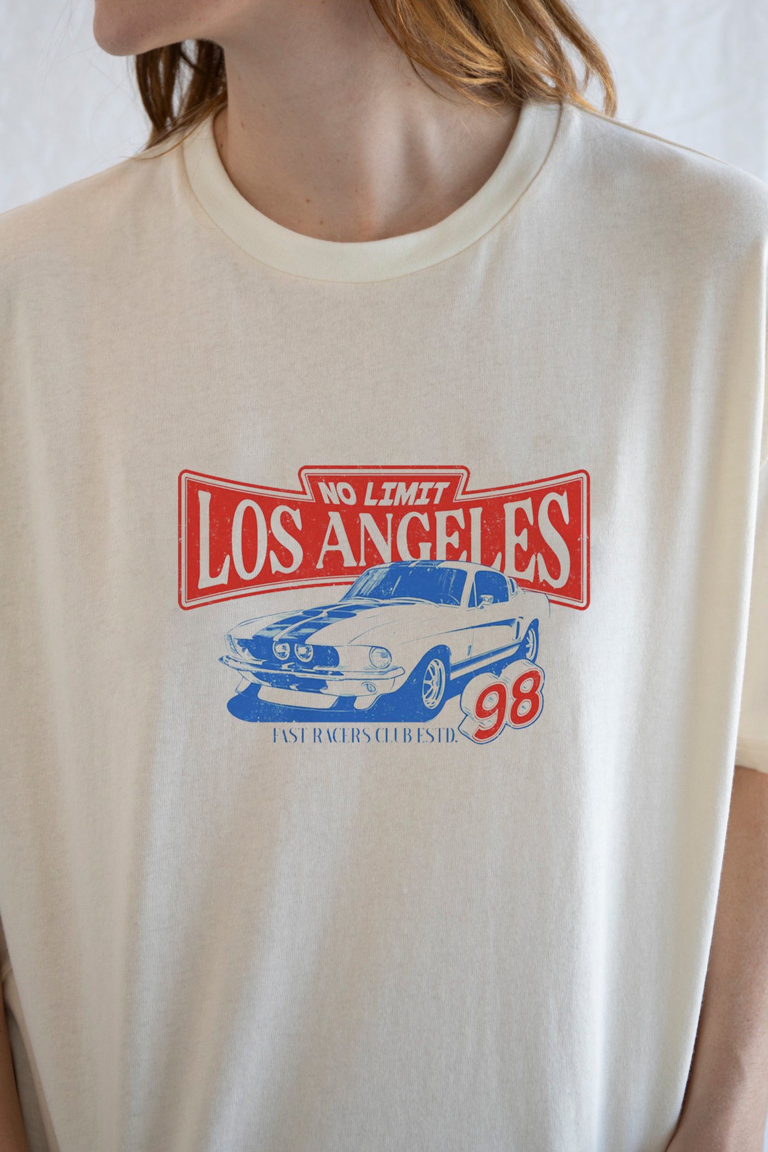 Designer × Vintage Classic Car Retro Graphic T-shirt Size M / US 6-8 / IT 42-44 - 3 Thumbnail