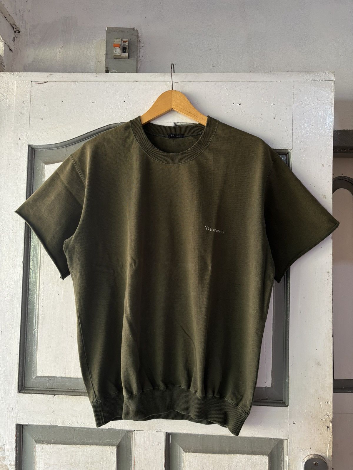 Yohji Yamamoto Vintage Worn Yohji Yamamoto Y’s For Men Sleeveles Sweatshirt Size US L / EU 52-54 / 3 - 1 Thumbnail