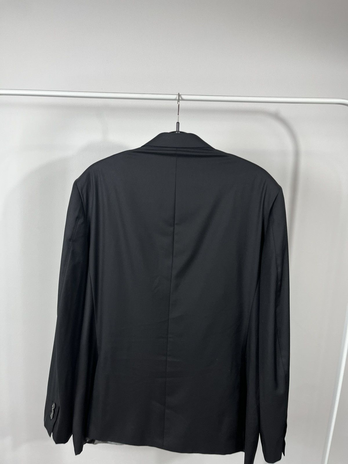 Canali Canali Super 150s Wool Blazer Black Made in Italy 56R Size 46R - 11 Thumbnail