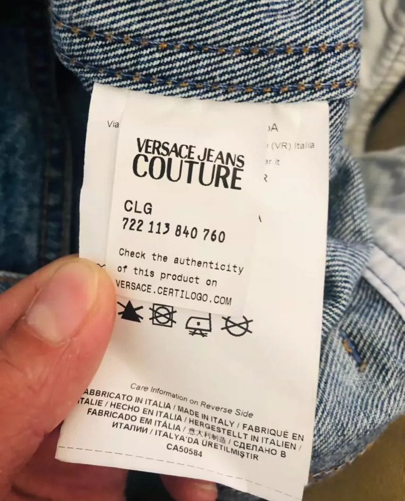 Versace Versace Men's denim jacket Size US M / EU 48-50 / 2 - 8 Thumbnail