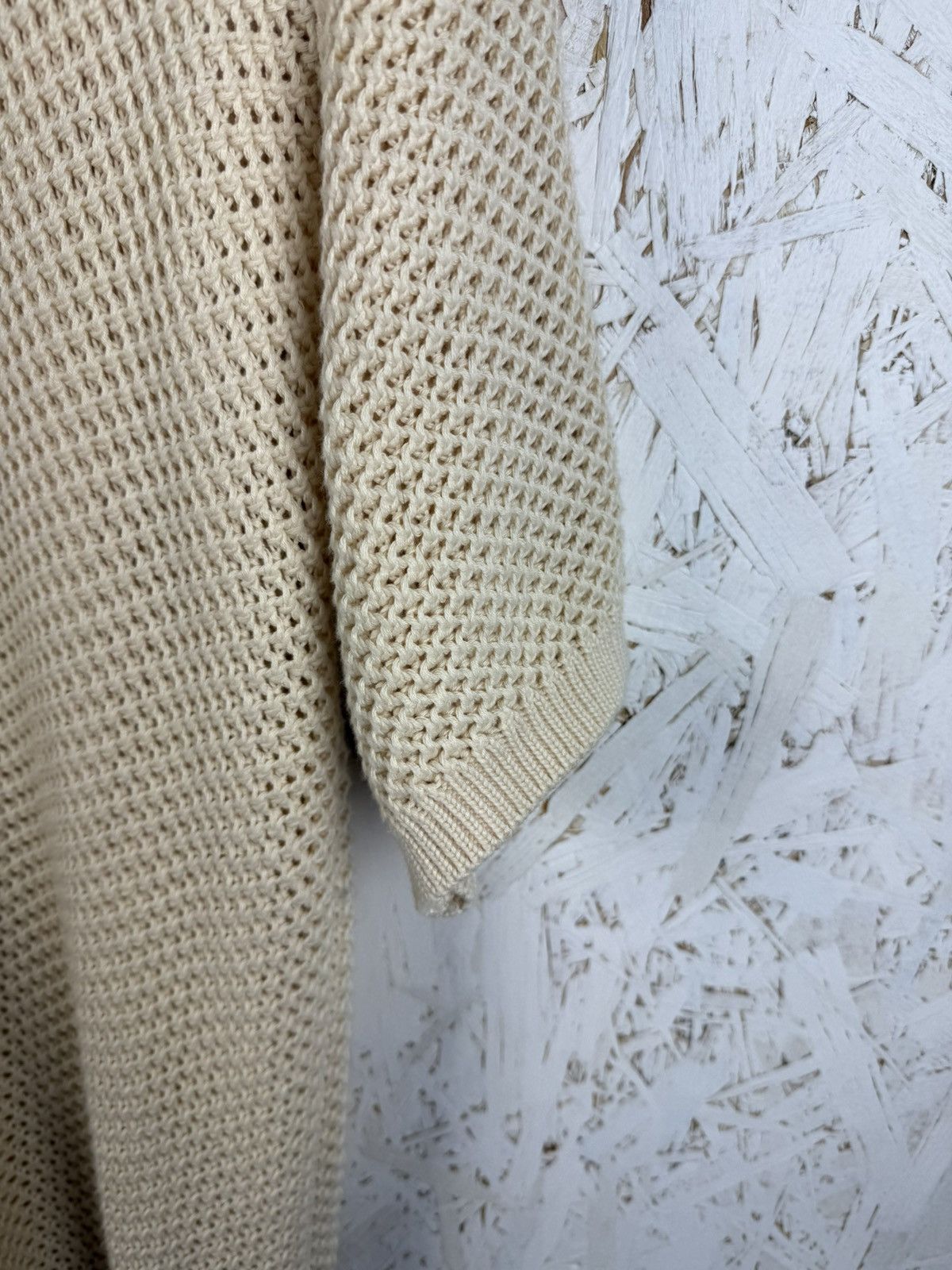 Arte Antwerp Arte Antwerp SS22 Kiewic Knit Polo Shirt Size M Beige Size US M / EU 48-50 / 2 - 3 Thumbnail