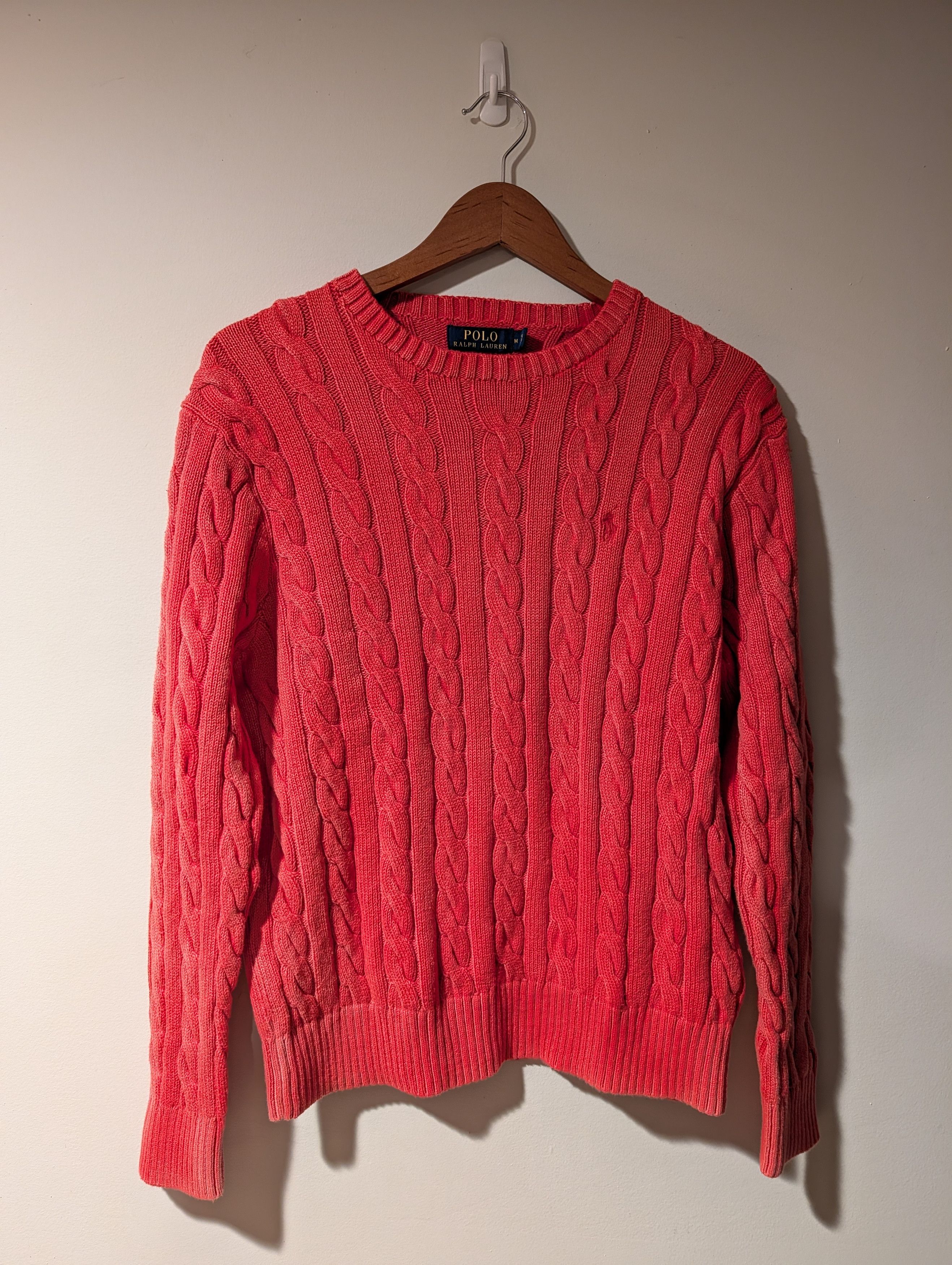 Polo Ralph Lauren Polo Ralph Lauren Cable Knit Sweater Crewneck Cotton Pony Size US M / EU 48-50 / 2 - 1 Thumbnail