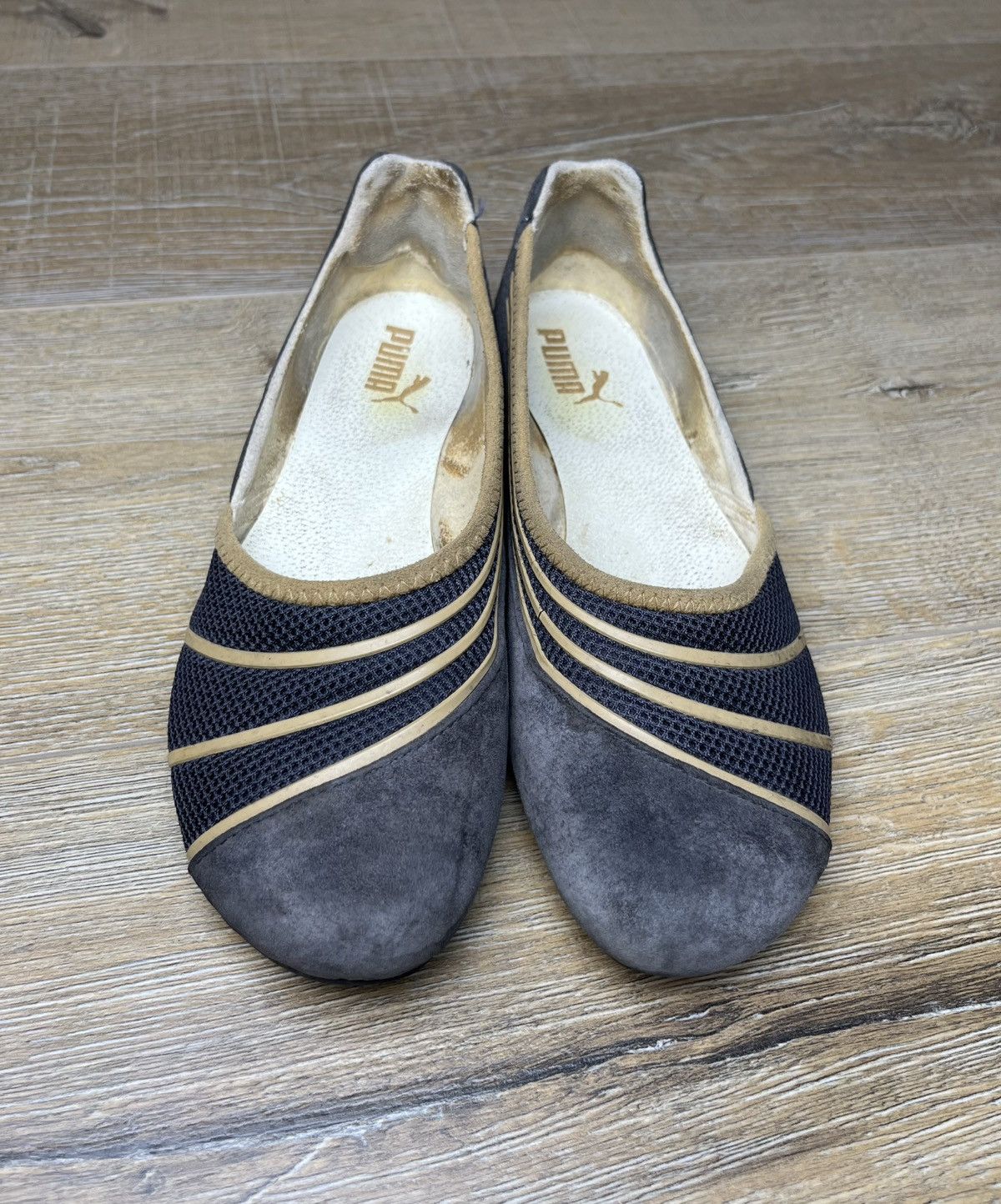 Japanese Brand JAPANESE PUMA SUEDE FLATS Y2K Size US 7 / IT 37 - 2 Thumbnail