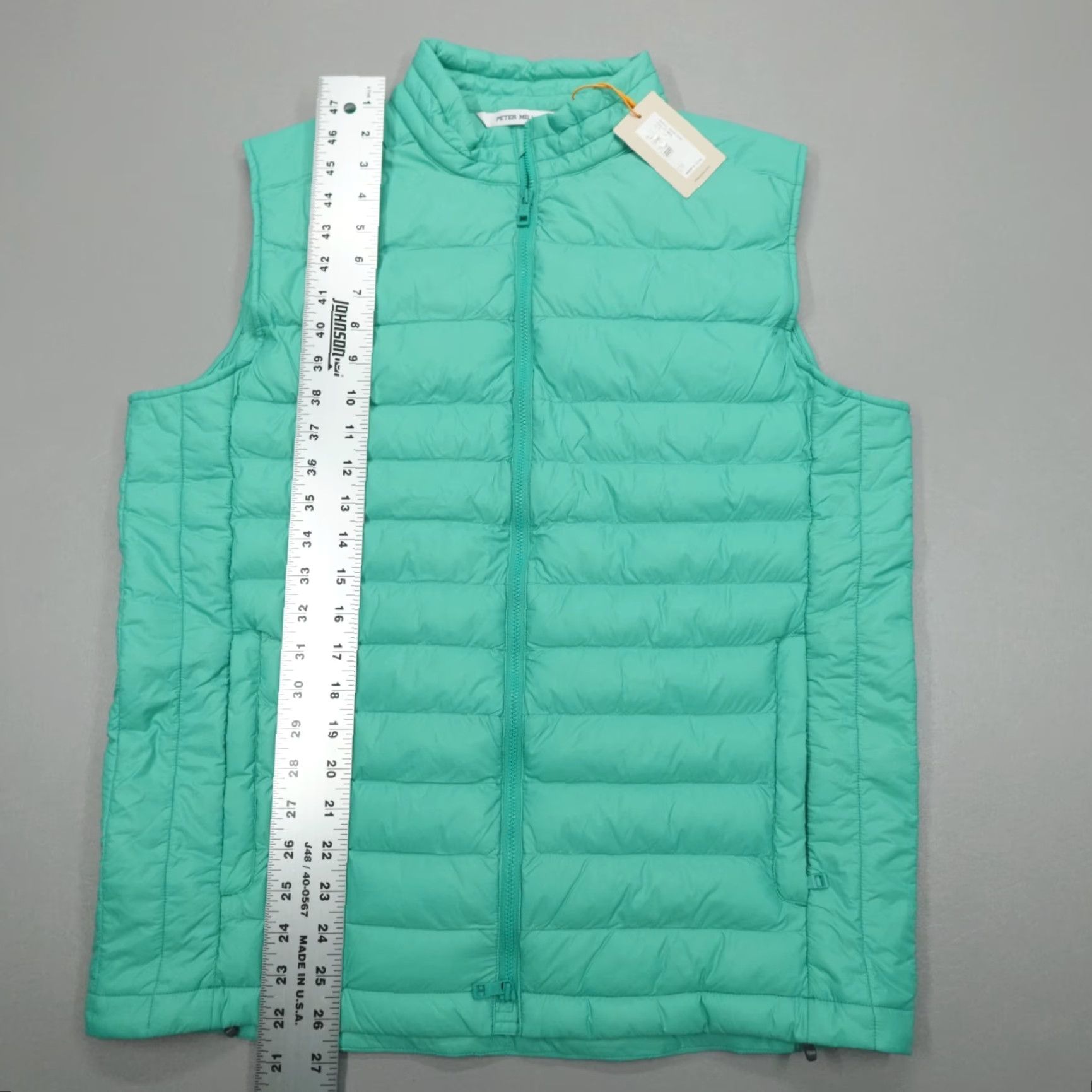 Peter Millar Peter Millar All Course Performance Full Zip Puffer Vest Mens M Meadow Green Jacket/Coat? Size US M / EU 48-50 / 2 - 6 Thumbnail