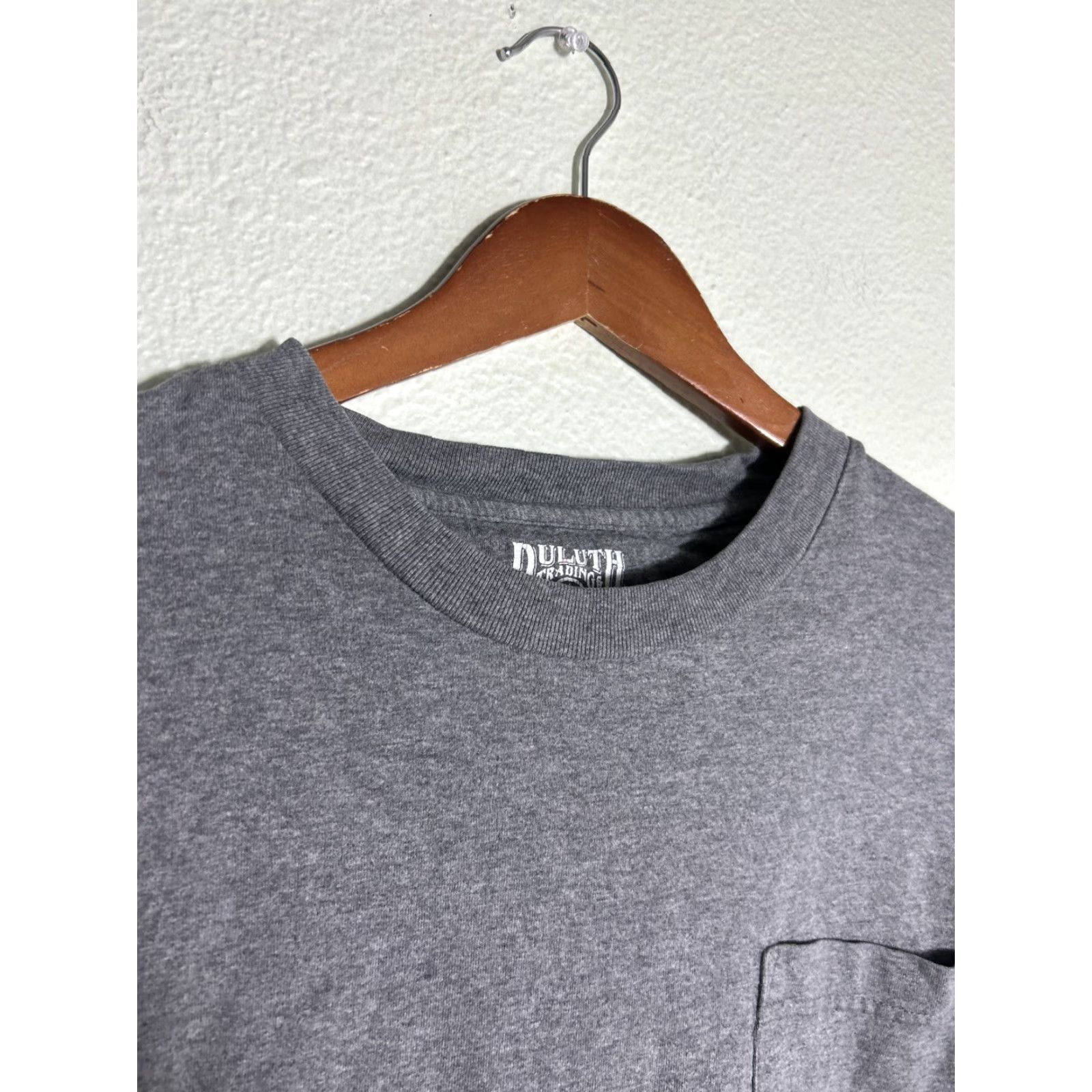 Vintage Duluth Mens Large Long Sleeve T-Shirt Gray 100% Cotton Workwear Size US L / EU 52-54 / 3 - 3 Thumbnail