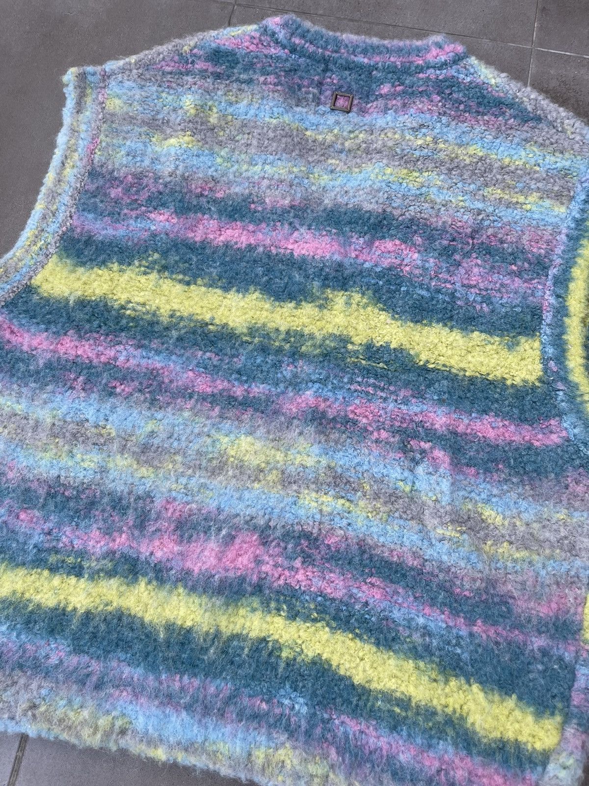 Wooyoungmi !DS! FW22 Wooyoungmi Multicolor Blue Stripped Alpaca Vest Size US M / EU 48-50 / 2 - 19 Thumbnail