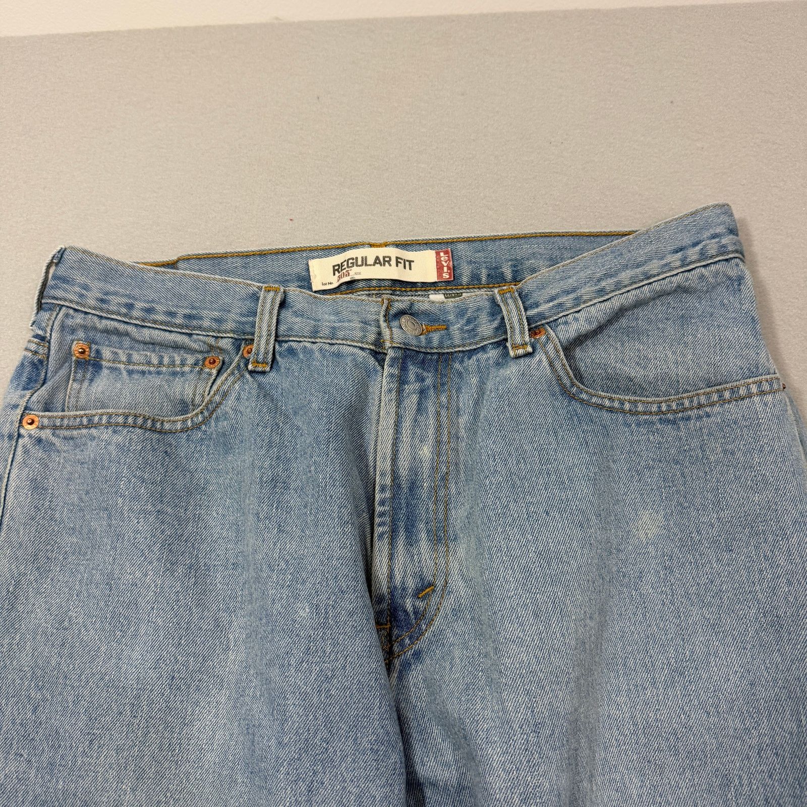 Levi's Vintage Levis 505 Regular Fit Jeans 36x29 Blue Straight y2k Size US 36 / EU 52 - 3 Thumbnail