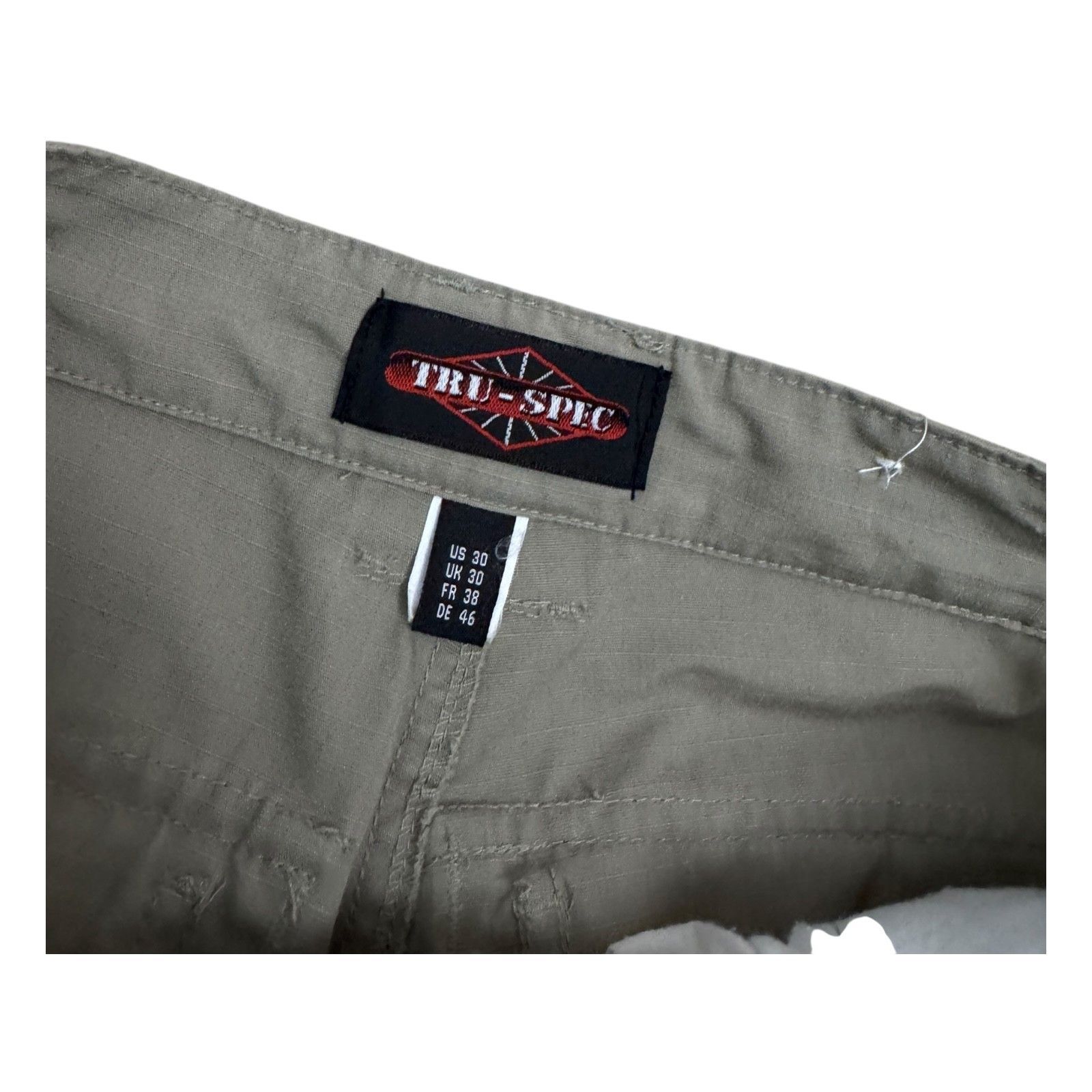 Tru-Spec TRU-SPEC Cargo Ripstop Work Wear Casual Beige Pants 30x30 Size US 30 / EU 46 - 3 Thumbnail