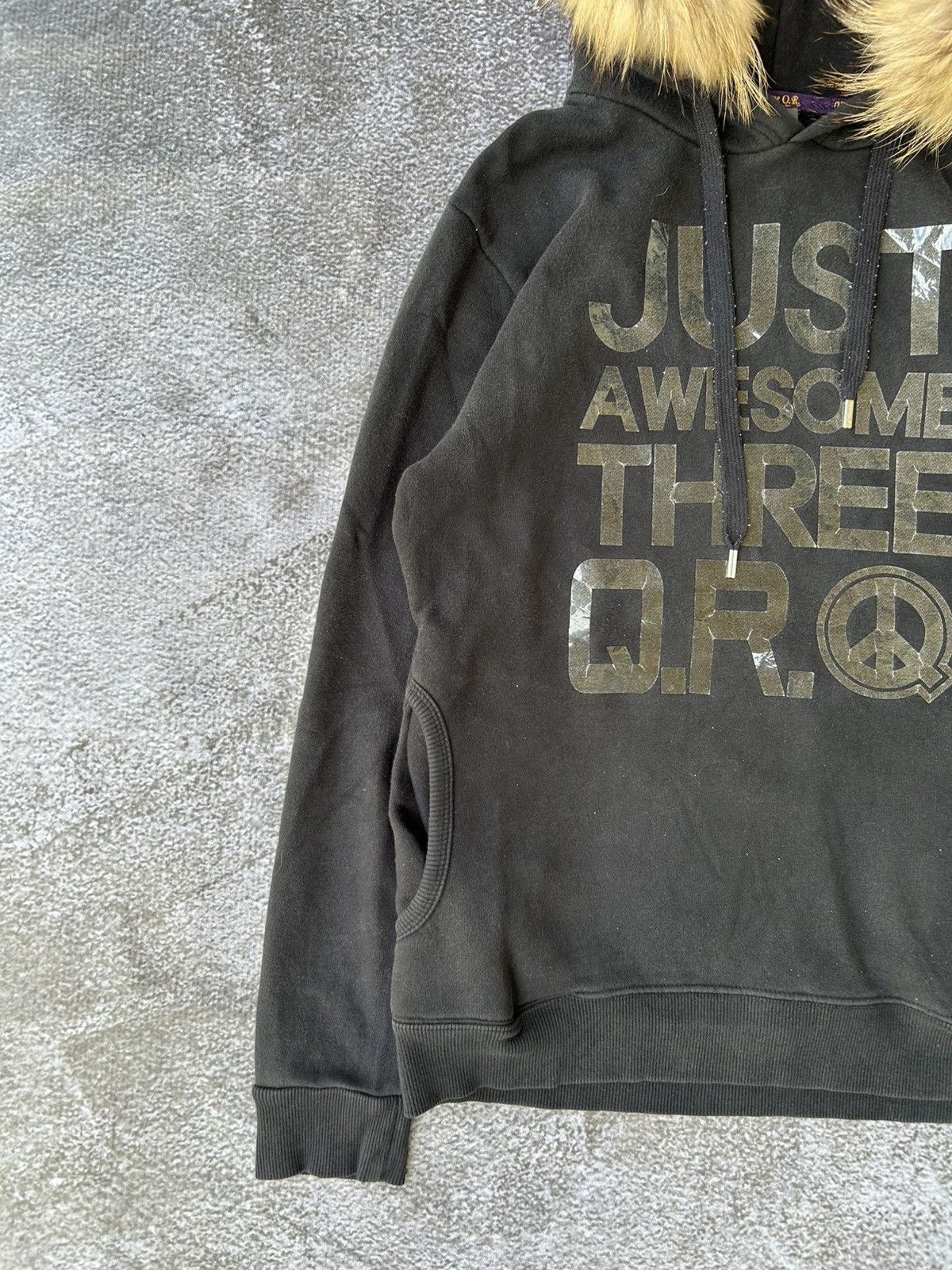 If Six Was Nine Three qr japanese vkei style fur hoodie Size US M / EU 48-50 / 2 - 8 Thumbnail
