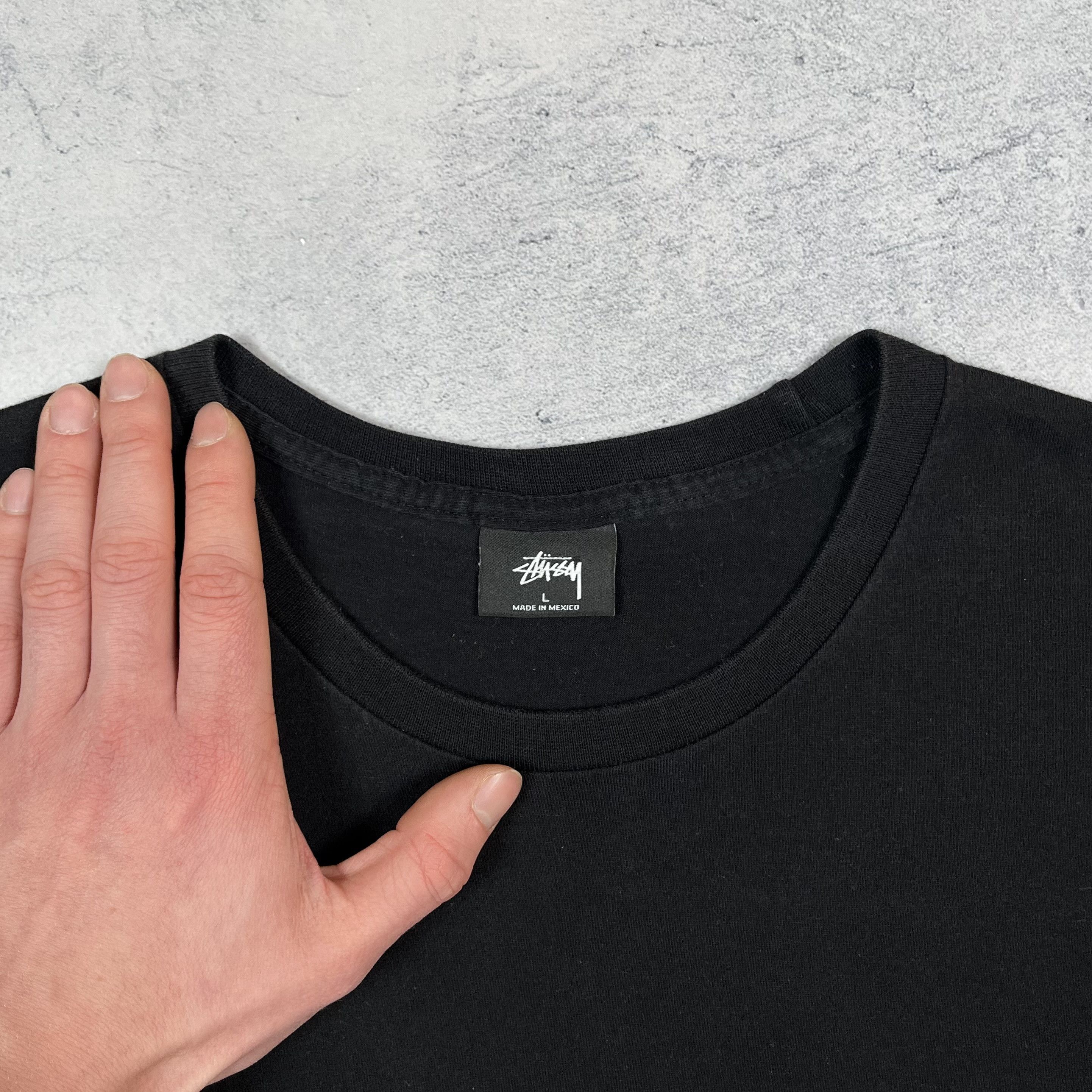 Stussy Vintage Stussy Tour Y2K Big Logo T Shirt 00’s Size US L / EU 52-54 / 3 - 10 Thumbnail