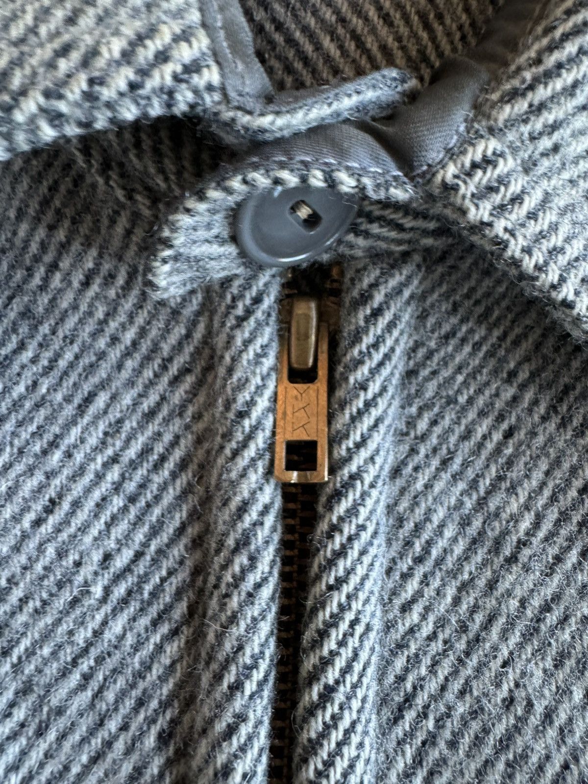 Johnson Woolen Mills × Vintage Vintage Johnson Woolen Mills grey wool cruiser jacket Size US M / EU 48-50 / 2 - 5 Thumbnail