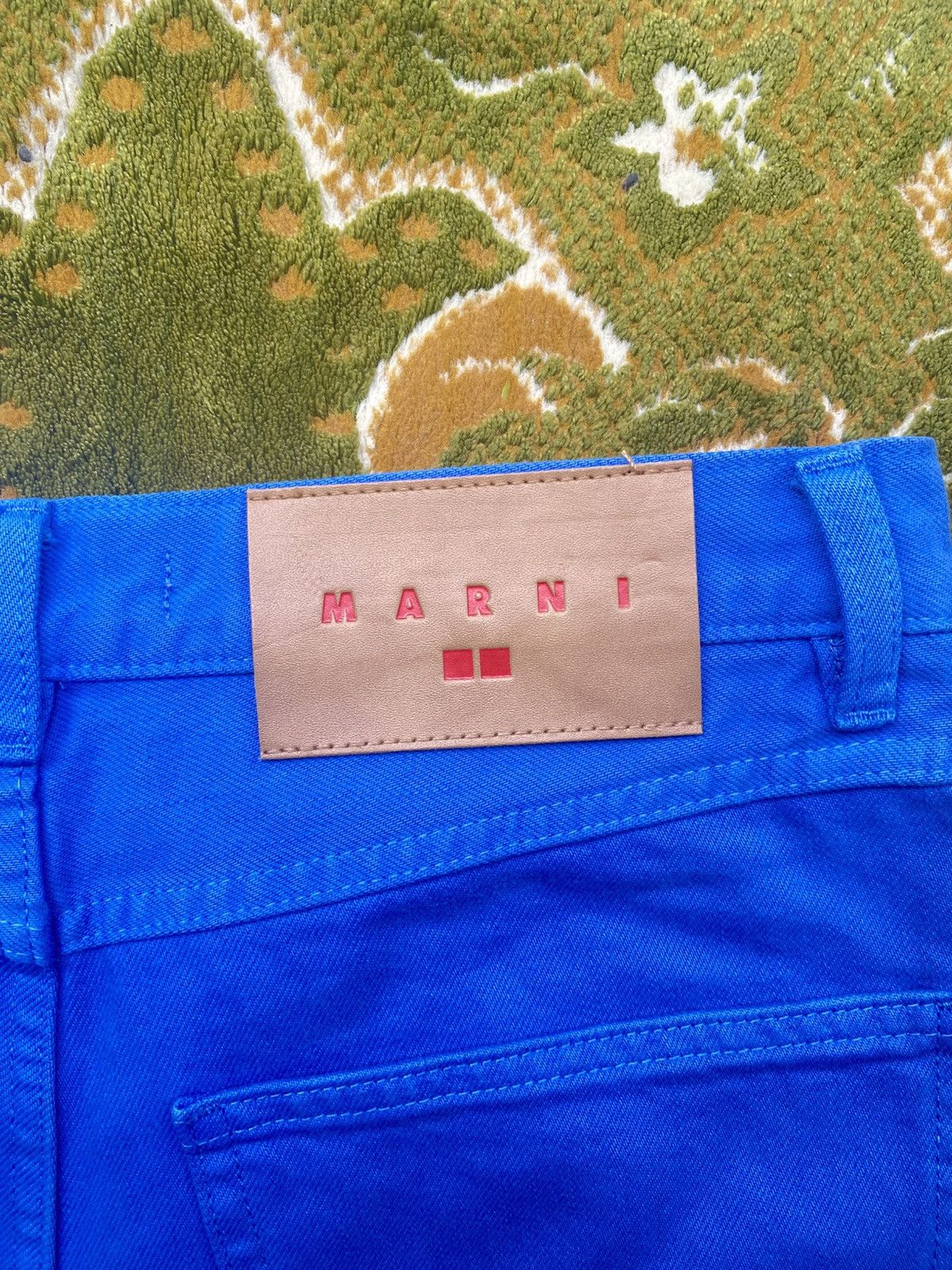 Marni × Uniqlo Marni x Uniqlo Blue Wide Leg Jeans Size 25" / US 0 / IT 36 - 7 Thumbnail