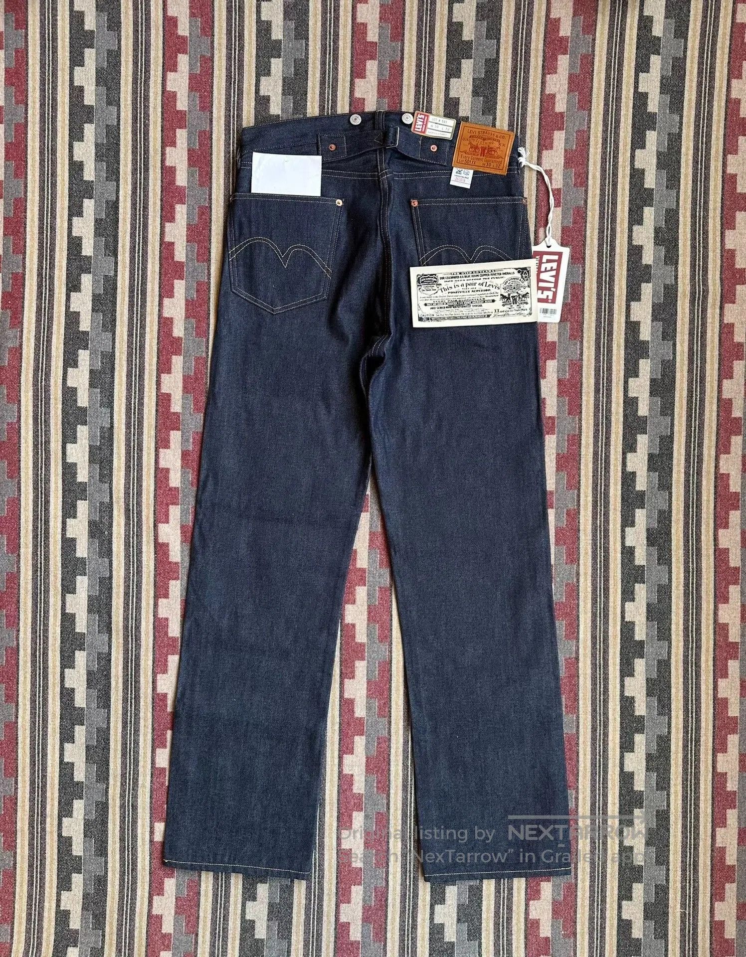 Levi's Vintage Clothing levi's lvc 1933 501xx selvage denim jeans. Size US 30 / EU 46 - 2 Thumbnail