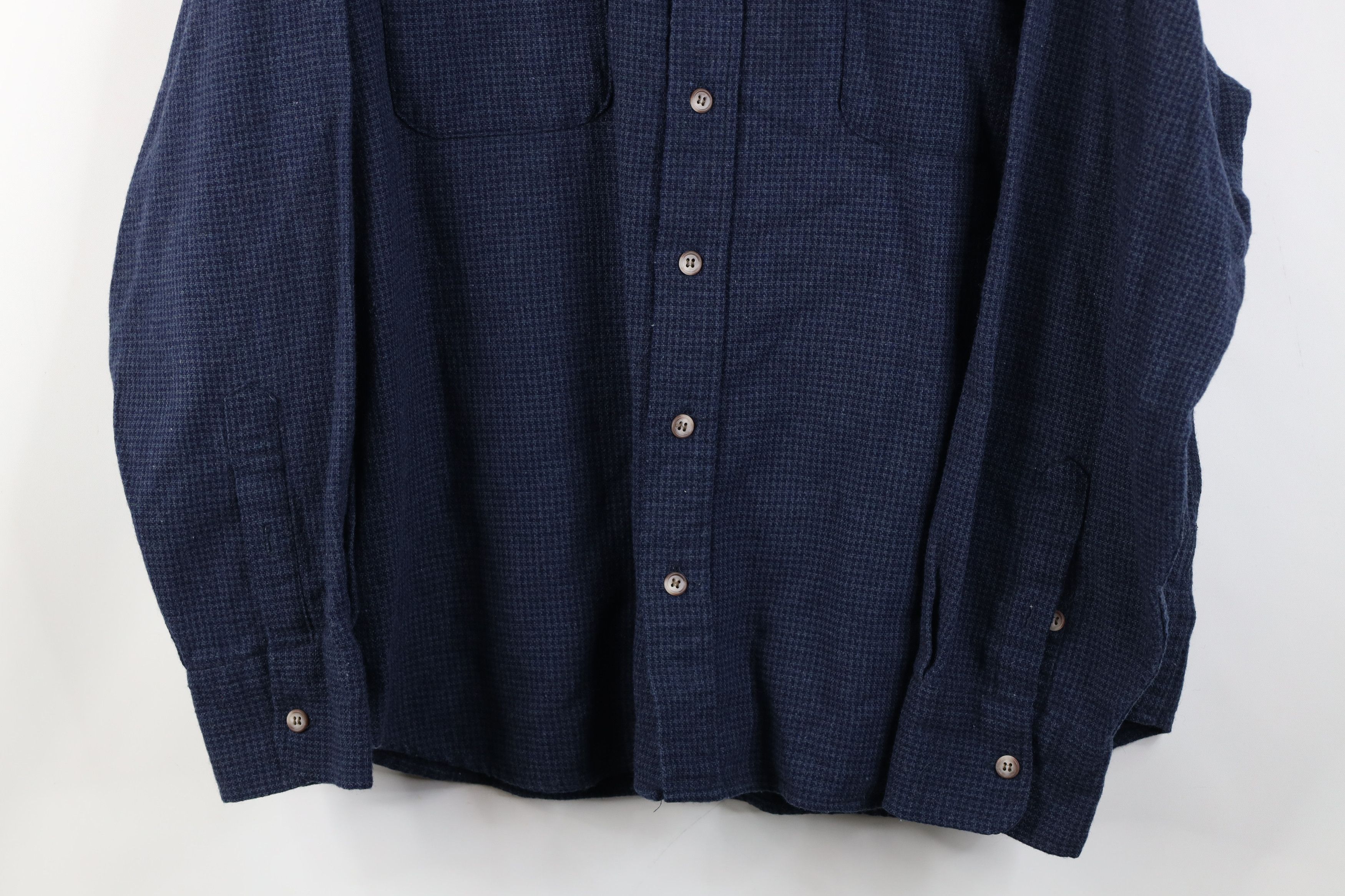 Vintage Vintage 90s Streetwear Houndstooth Collared Button Shirt Size US XL / EU 56 / 4 - 3 Thumbnail