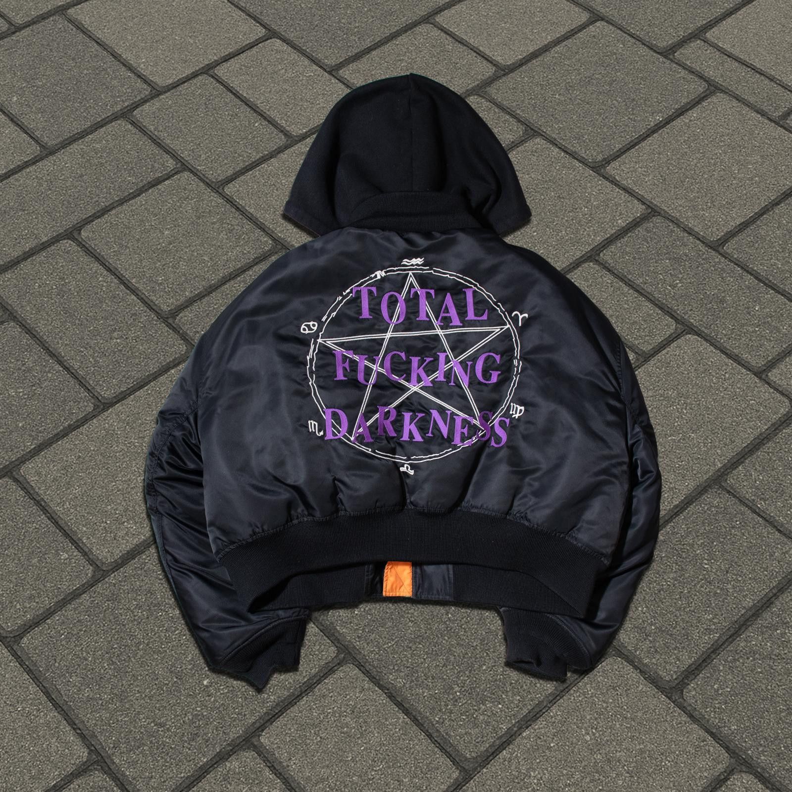 Vetements Vetements Total Fucking Darkness TFD bomber jacket | Grailed