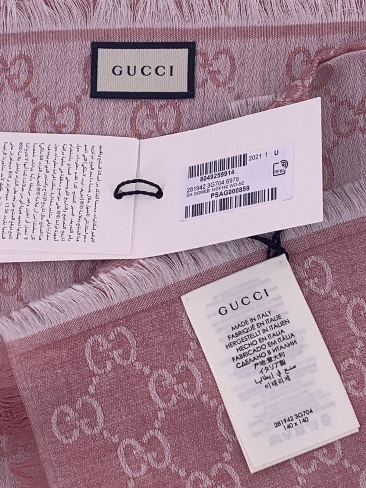 Gucci Size-140x140cm New Gucci Scarves Size ONE SIZE - 7 Thumbnail