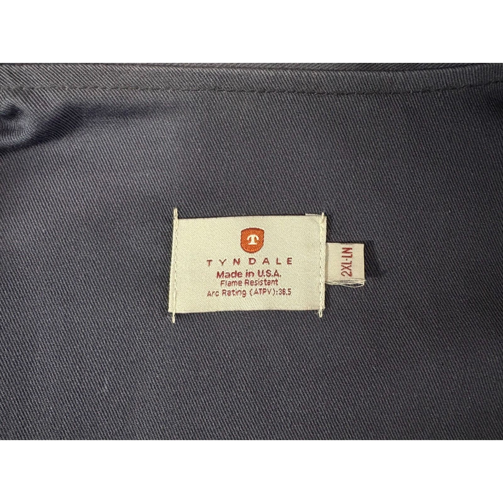 Other Tyndale Amtex FR Flame Resist Jacket size 2XL color blue mad Size US XXL / EU 58 / 5 - 2 Thumbnail