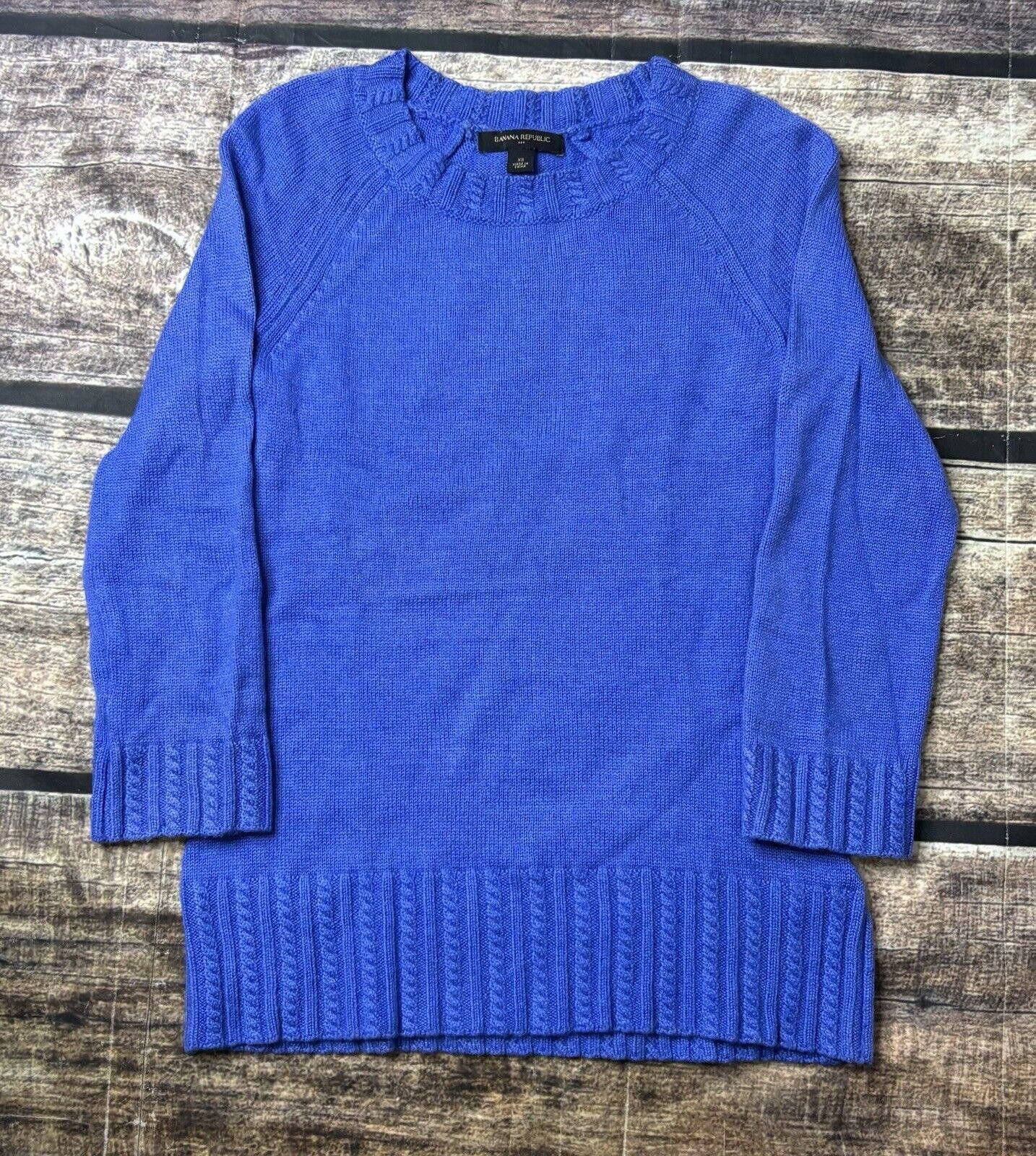 Banana Republic Banana Republic Sweater Women's XS Wool Cashmere Blend Cable Size XS / US 0-2 / IT 36-38 - 1 Thumbnail