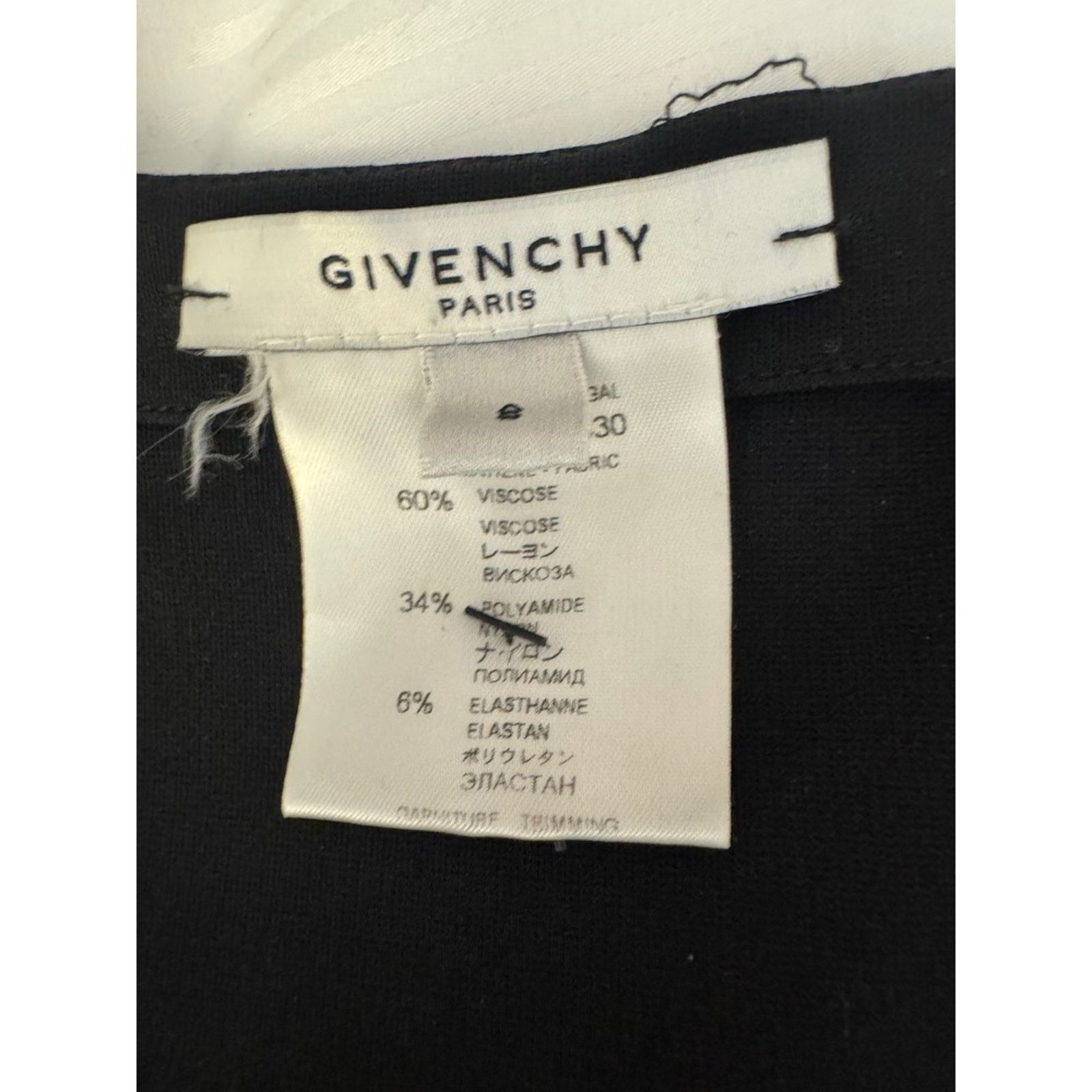 Givenchy Givenchy Paris Black Draped Sleeveless Dress Size M / US 6-8 / IT 42-44 - 3 Thumbnail