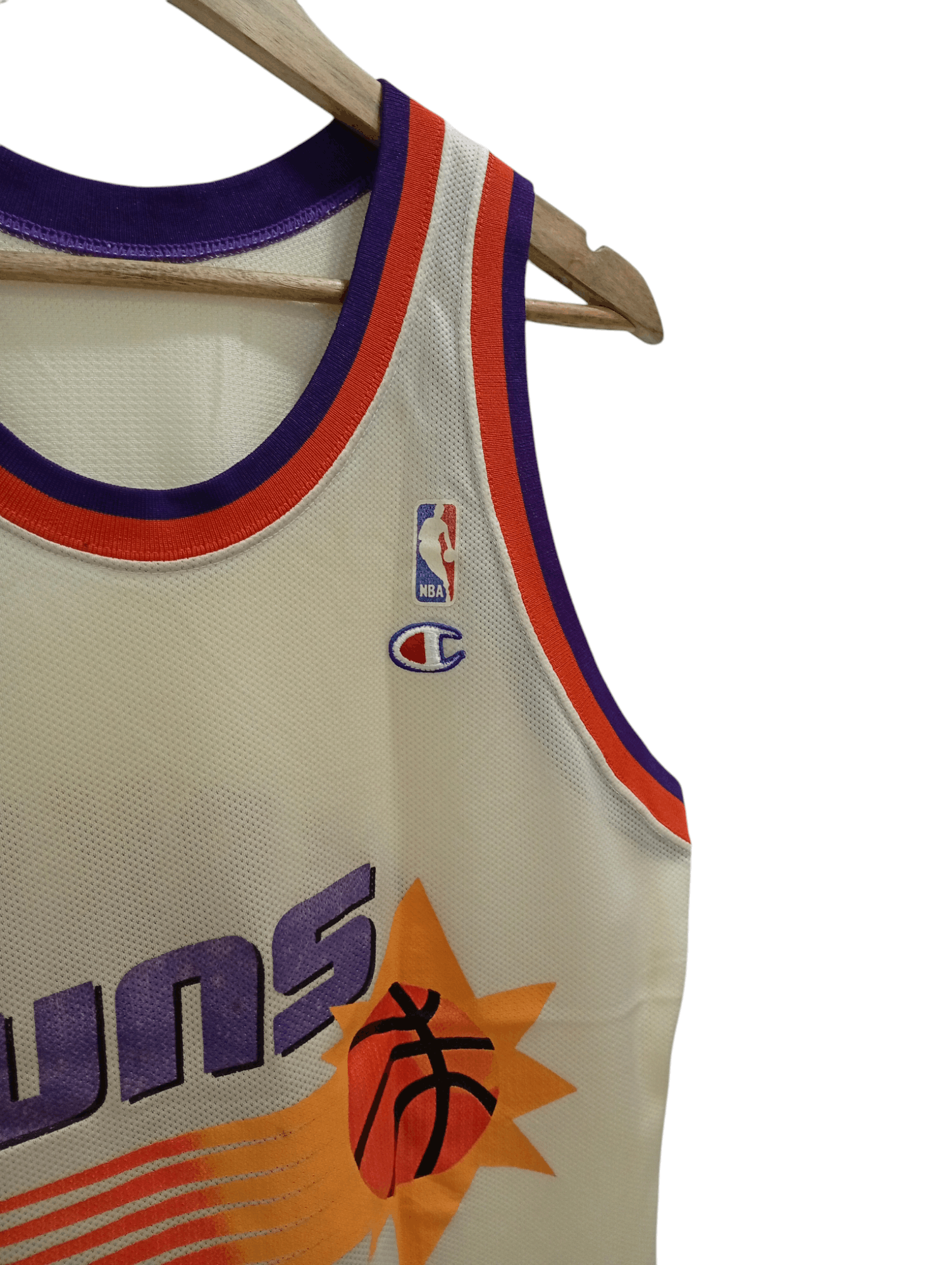 Champion × Vintage 🔥🔥Vintage Champion Phoenix Suns Charles Barkley 34 Jersey Size US M / EU 48-50 / 2 - 14 Thumbnail