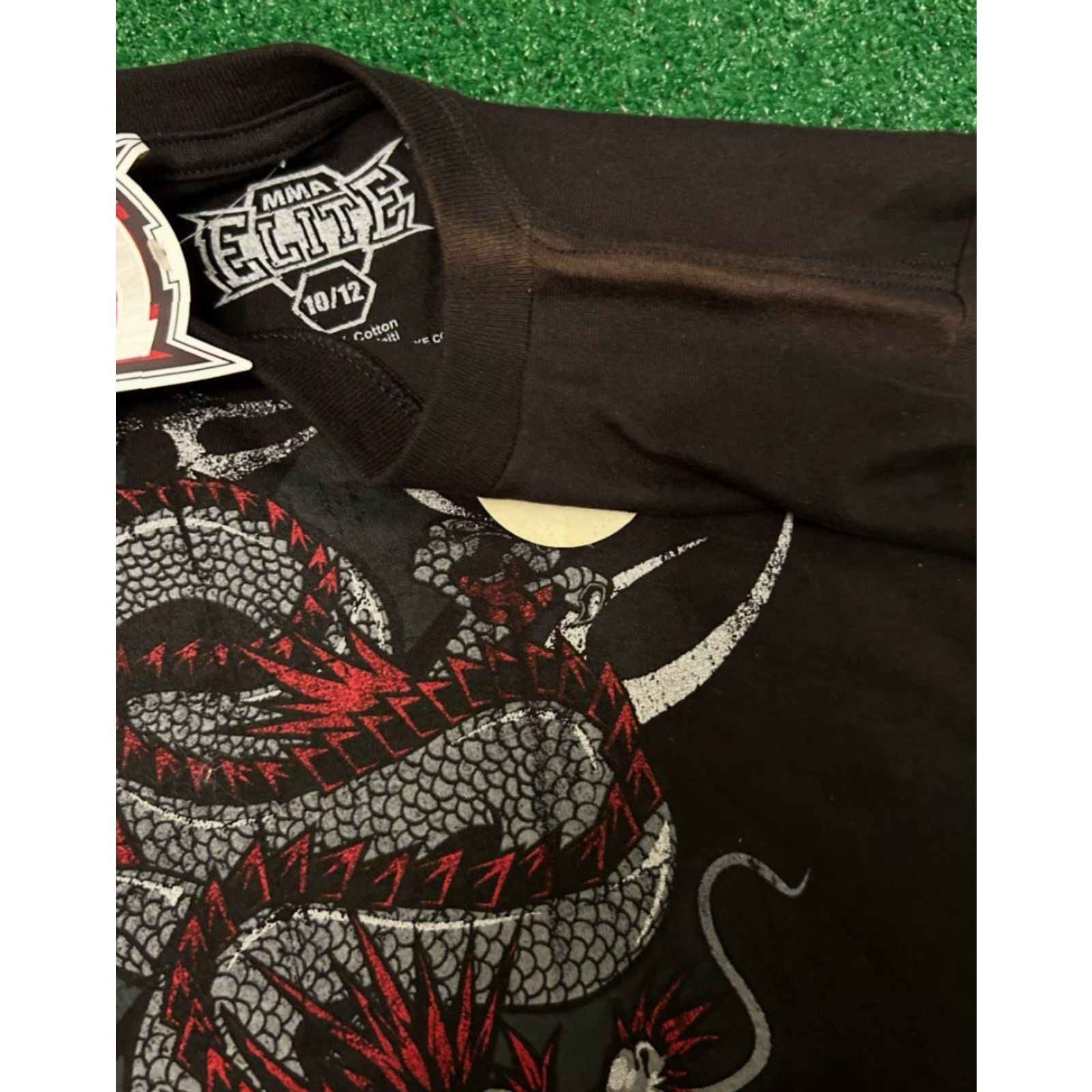 Vintage VINTAGE MMA Elite Dragon Tribal Flames VTG Shirt XS Men Short Sleeve NWT Punk Grunge UFC Y2K 2000s Black Size US XS / EU 42 / 0 - 3 Thumbnail