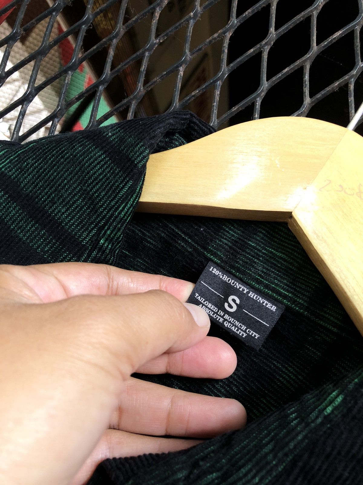 Bounty Hunter × Japanese Brand BOUNTY HUNTER FLANNEL PLAID CORDUROY PLAID BUTTON SHIRT Size US S / EU 44-46 / 1 - 5 Thumbnail