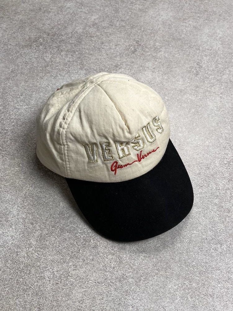 Designer × Versace × Vintage Vintage 90's Gianni Versace Big Logo Embroidery Cap Y2K Os Size ONE SIZE - 1 Thumbnail
