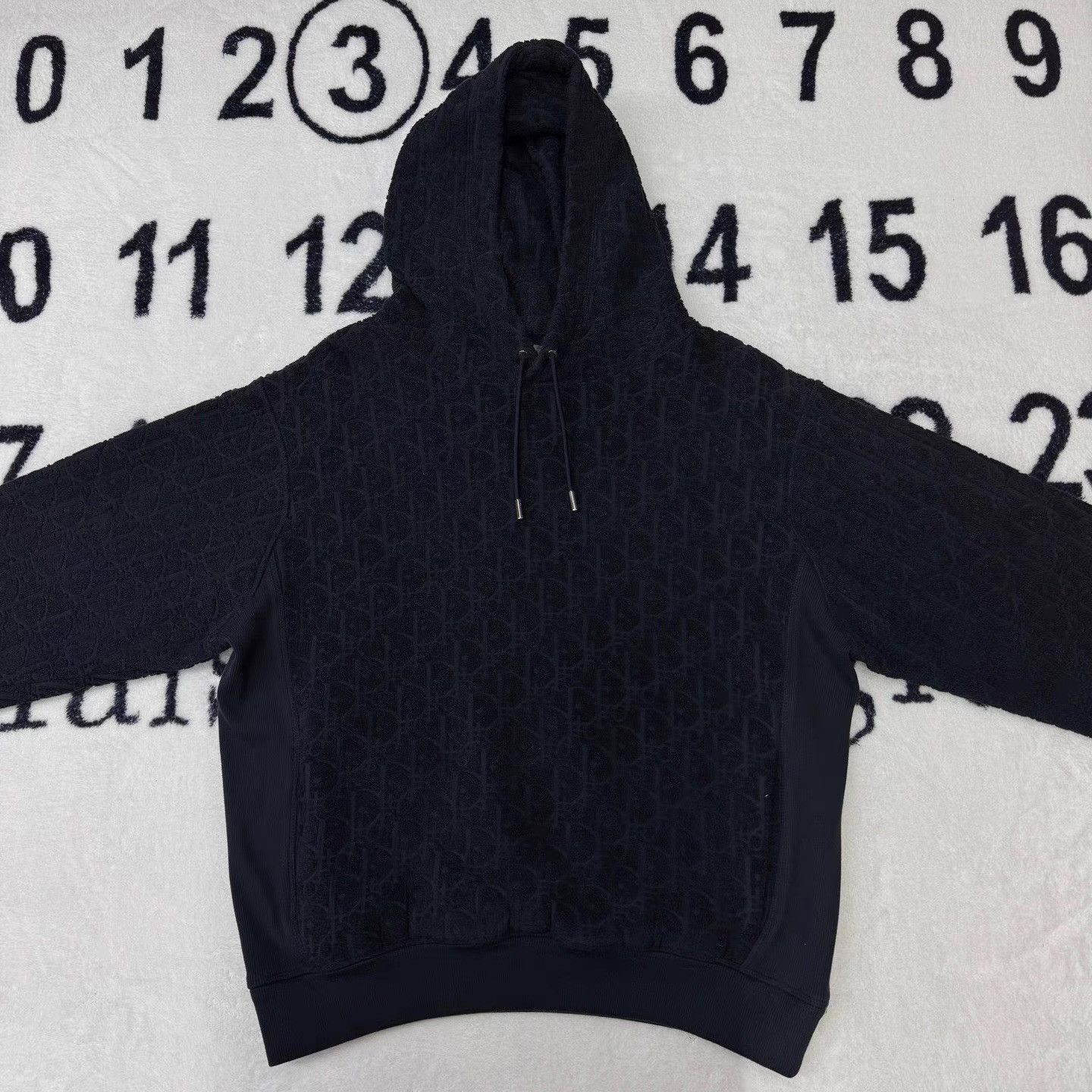 Dior Blue Patterned Hoodie with Drawstring Size US L / EU 52-54 / 3 - 1 Thumbnail