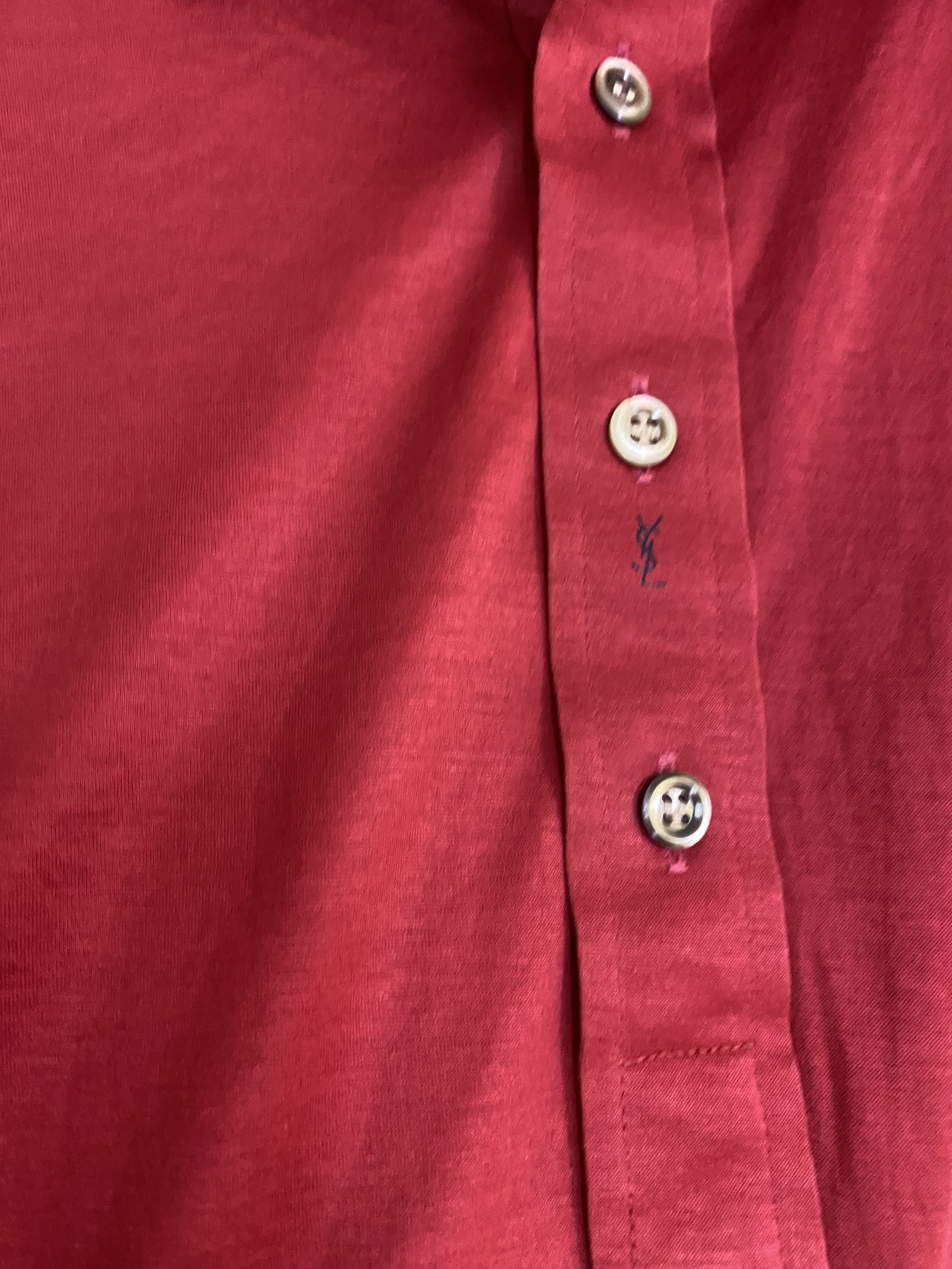 Saint Laurent Paris YSL Monogram Long Sleeve Shirt Lots of 2 Size US M / EU 48-50 / 2 - 5 Thumbnail