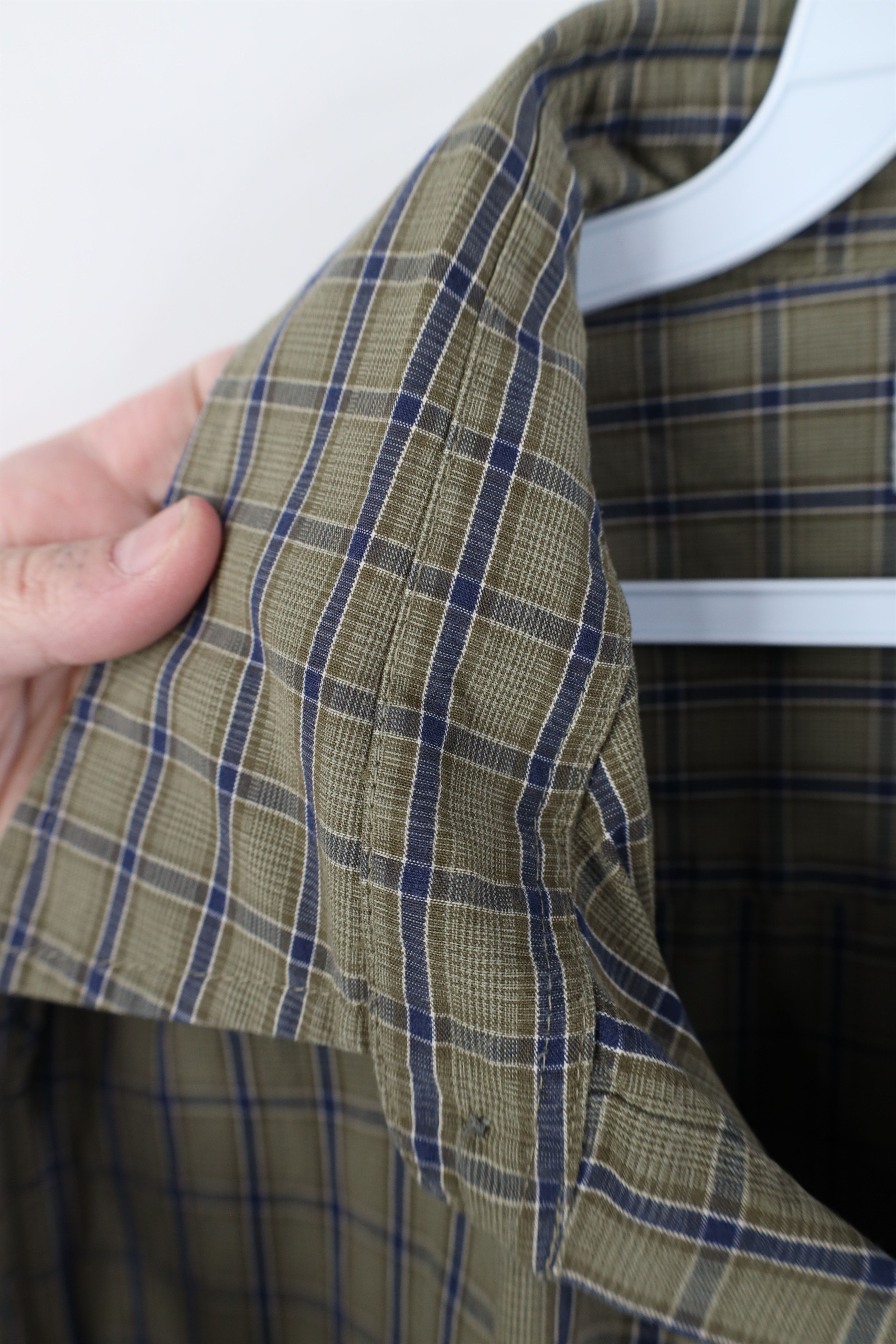 J.Crew Vintage 90s J Crew Collared Button Shirt Green Plaid Cotton Size US XL / EU 56 / 4 - 6 Thumbnail