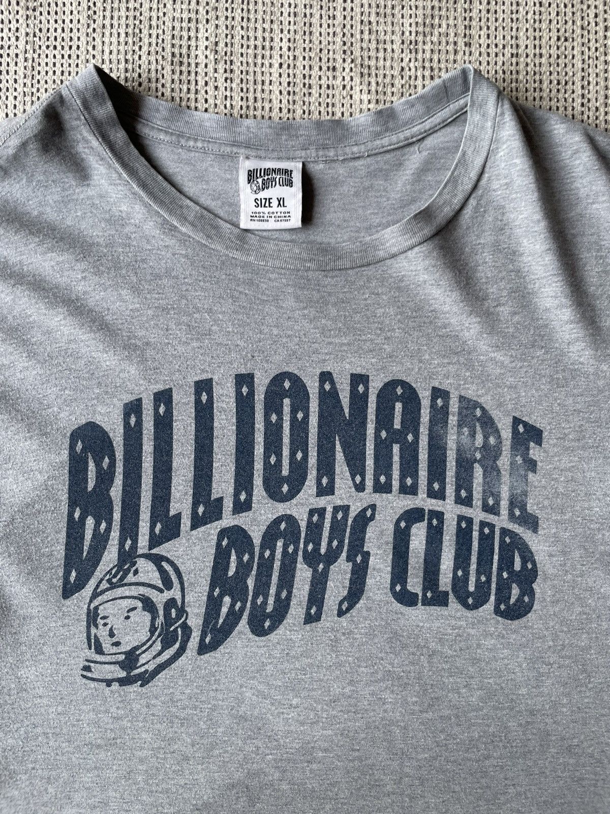 Billionaire Boys Club × Japanese Brand Billionaire Boys Club BBC Grey Tee Size US XL / EU 56 / 4 - 2 Thumbnail