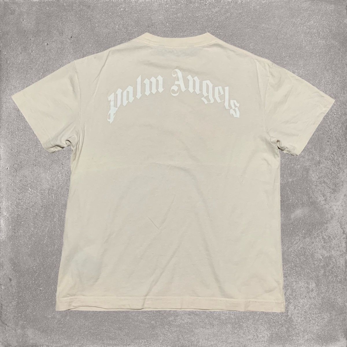 Palm Angels Palm Angels Large Classic Bear Cream White Tee Size US L / EU 52-54 / 3 - 2 Thumbnail
