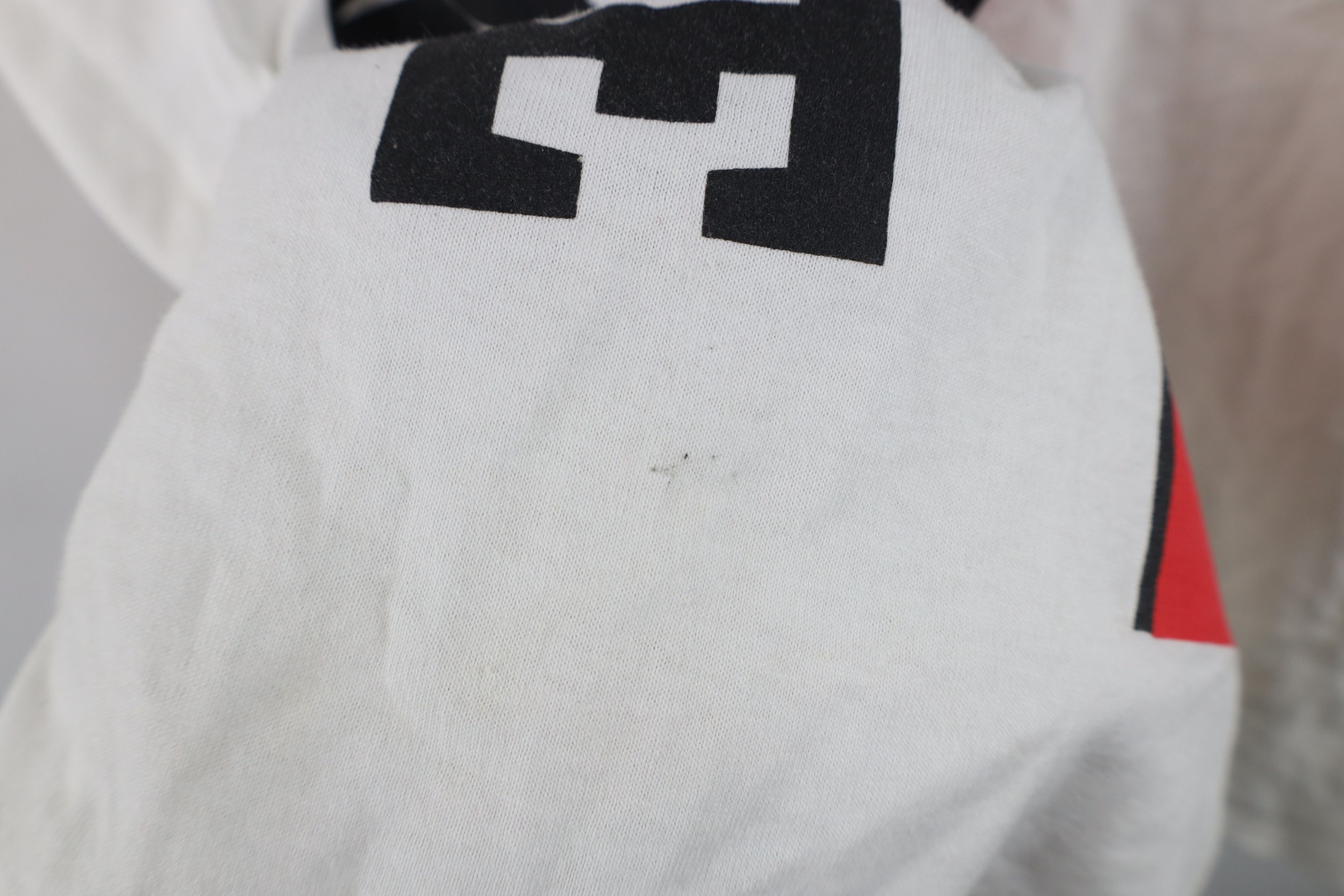 Disney Vintage 90s Disney Big Logo Mickey Mouse T-Shirt White USA Size US XXL / EU 58 / 5 - 9 Thumbnail